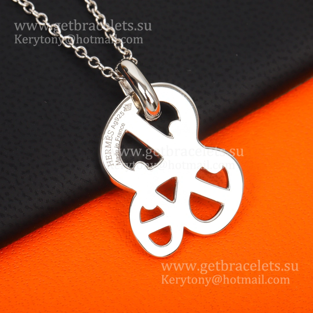 Women’s Latest Style Hermes Trio Farandole Necklace in Sliver