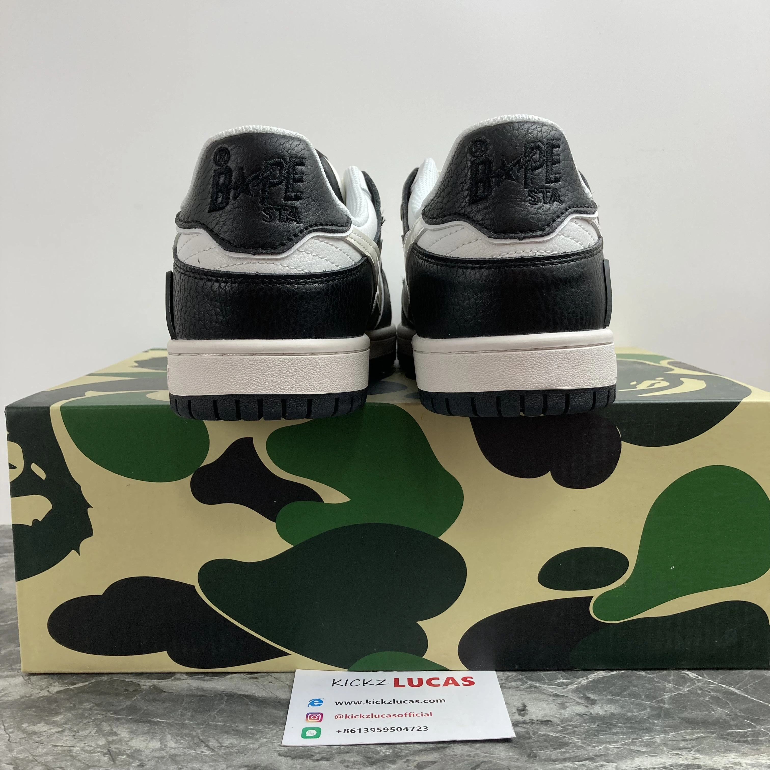 A Bathing Ape Bape SK8 Sta Black 1H20-191- Comfortable 695