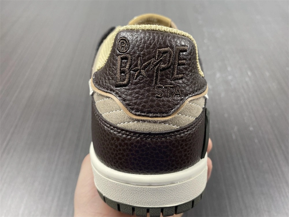 A Bathing Ape Bape SK8 Sta Brown Ivory FashionForward 699