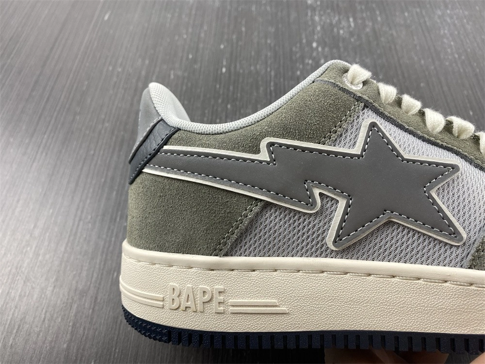FastDry A Bathing Ape Bape SK8 Sta Green Grey 686