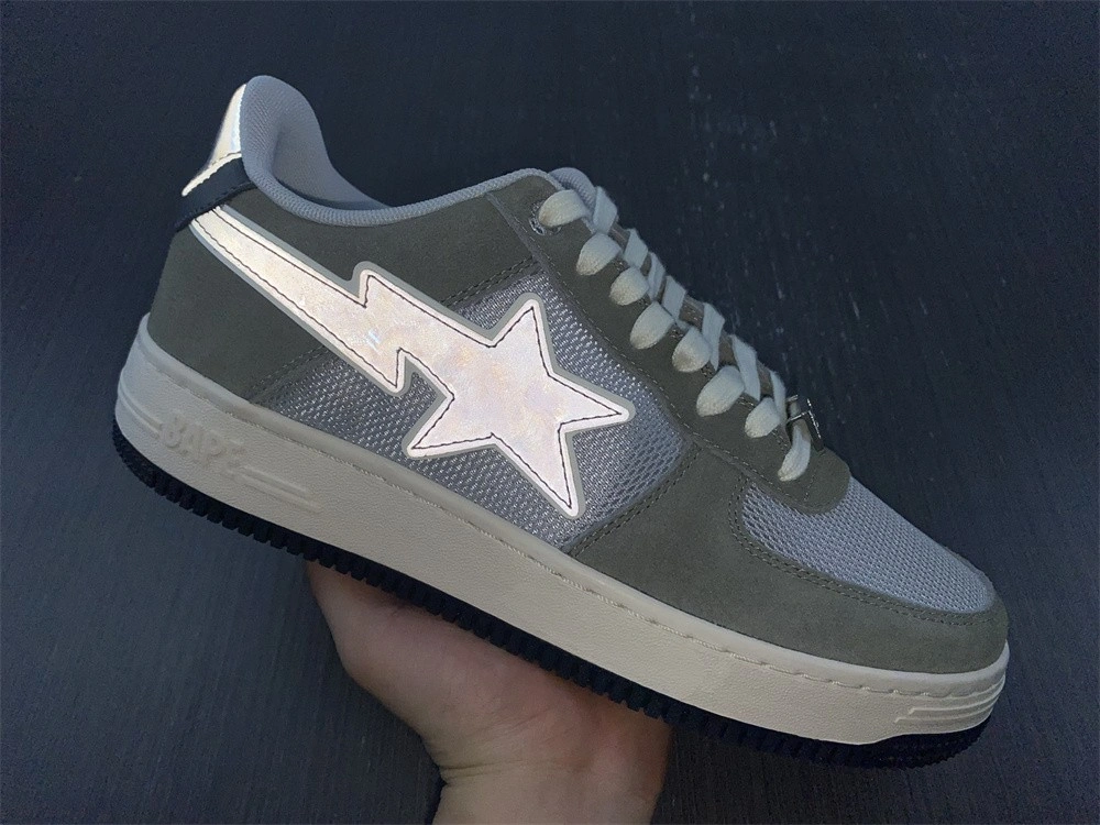 FastDry A Bathing Ape Bape SK8 Sta Green Grey 686