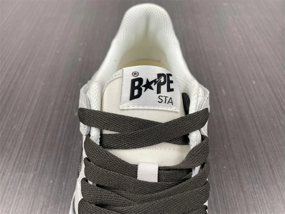 TravelReady A Bathing Ape Bape SK8 Sta White Silver 696