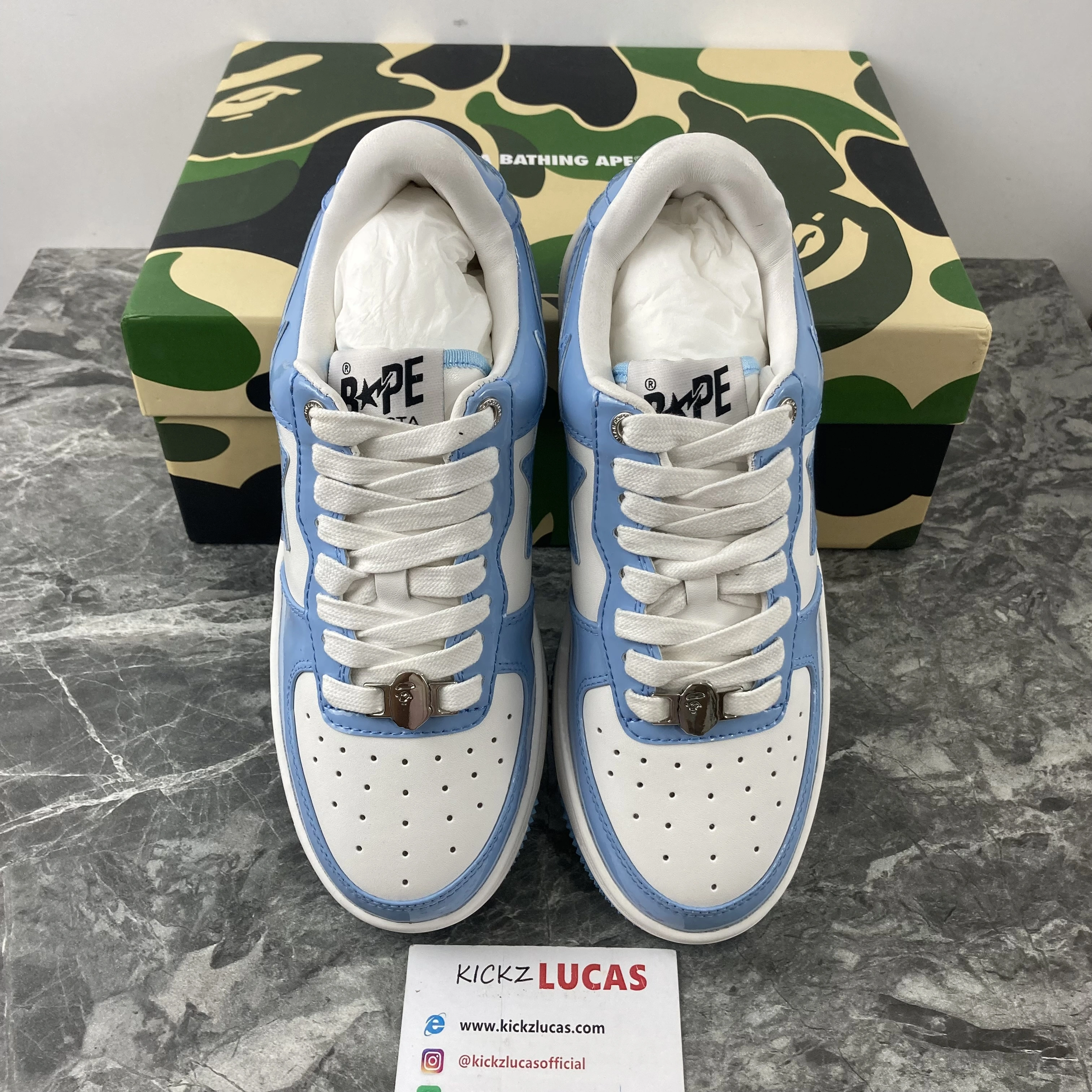 A Bathing Ape Bape Sta Low Blue MK221021- Thermal 688