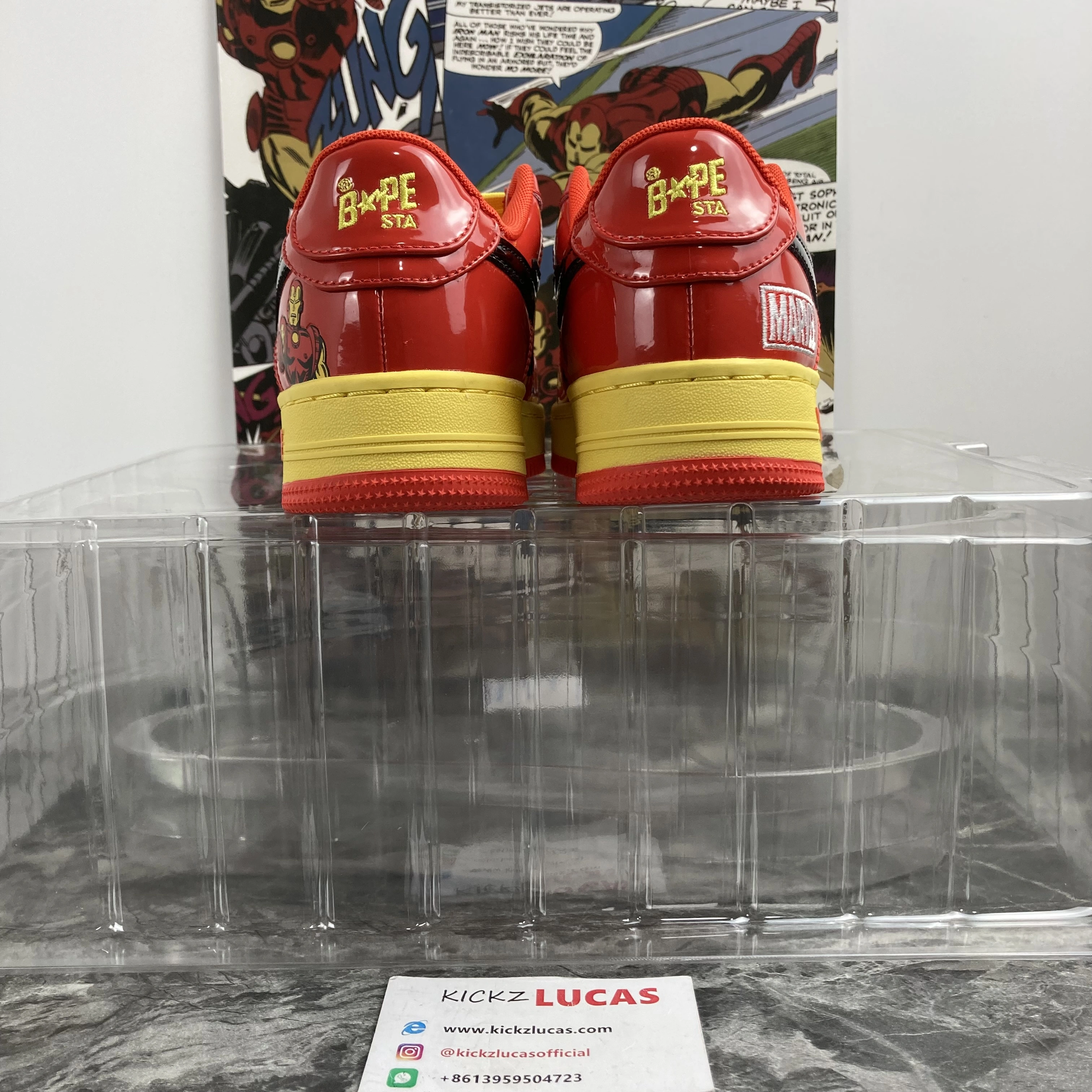OnTrend A Bathing Ape Bape Sta Marvel Comics Iron Man 001FWI 679