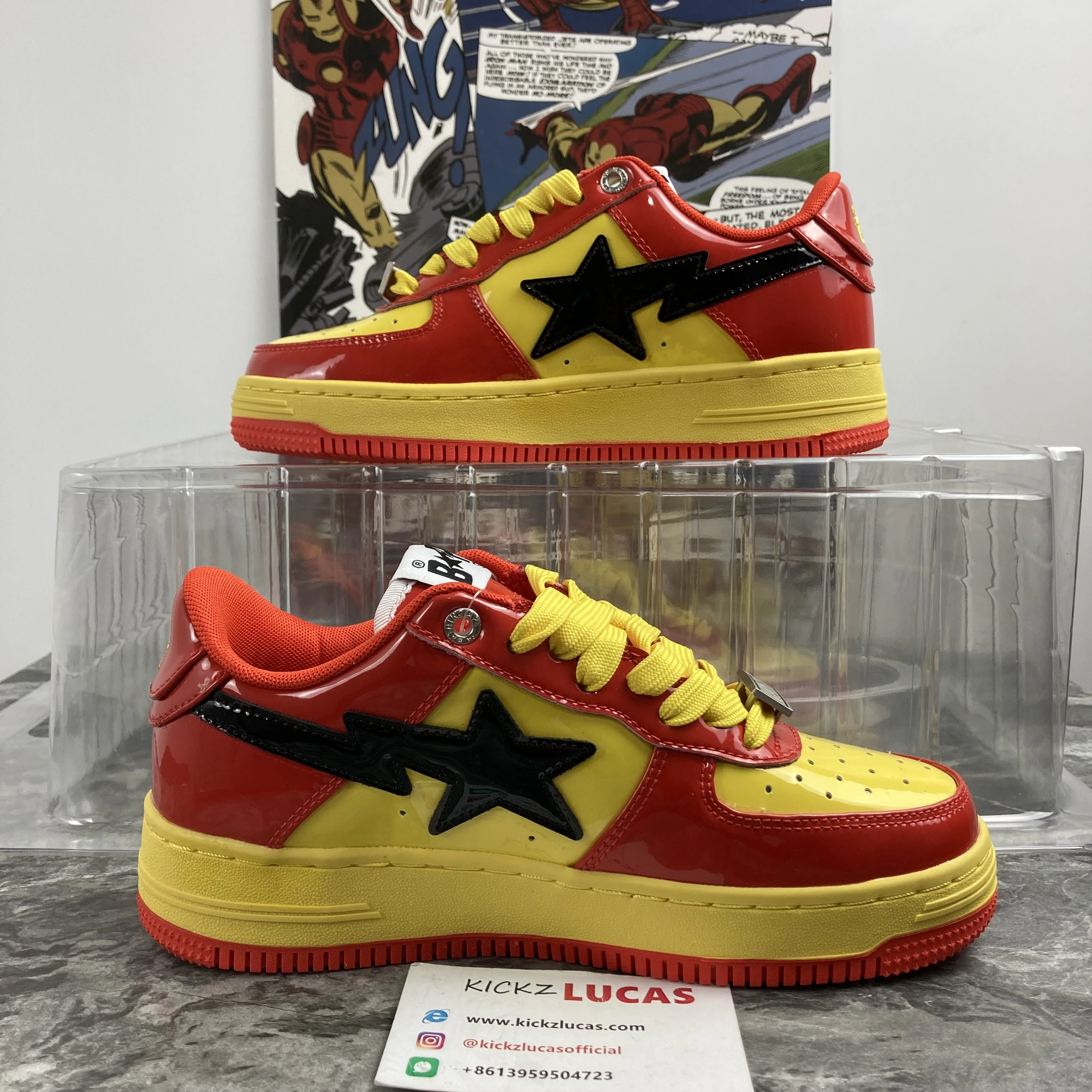 OnTrend A Bathing Ape Bape Sta Marvel Comics Iron Man 001FWI 679
