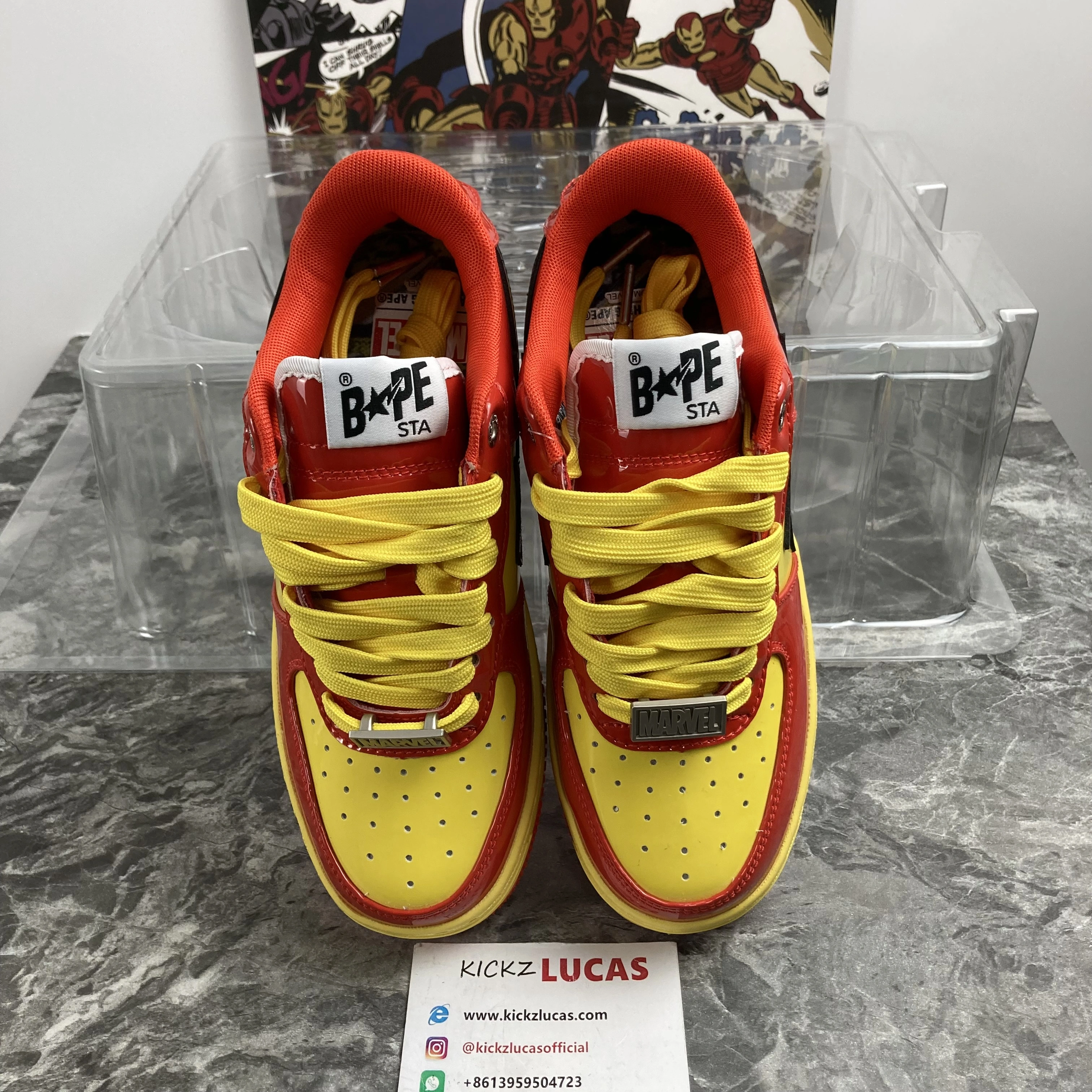 OnTrend A Bathing Ape Bape Sta Marvel Comics Iron Man 001FWI 679