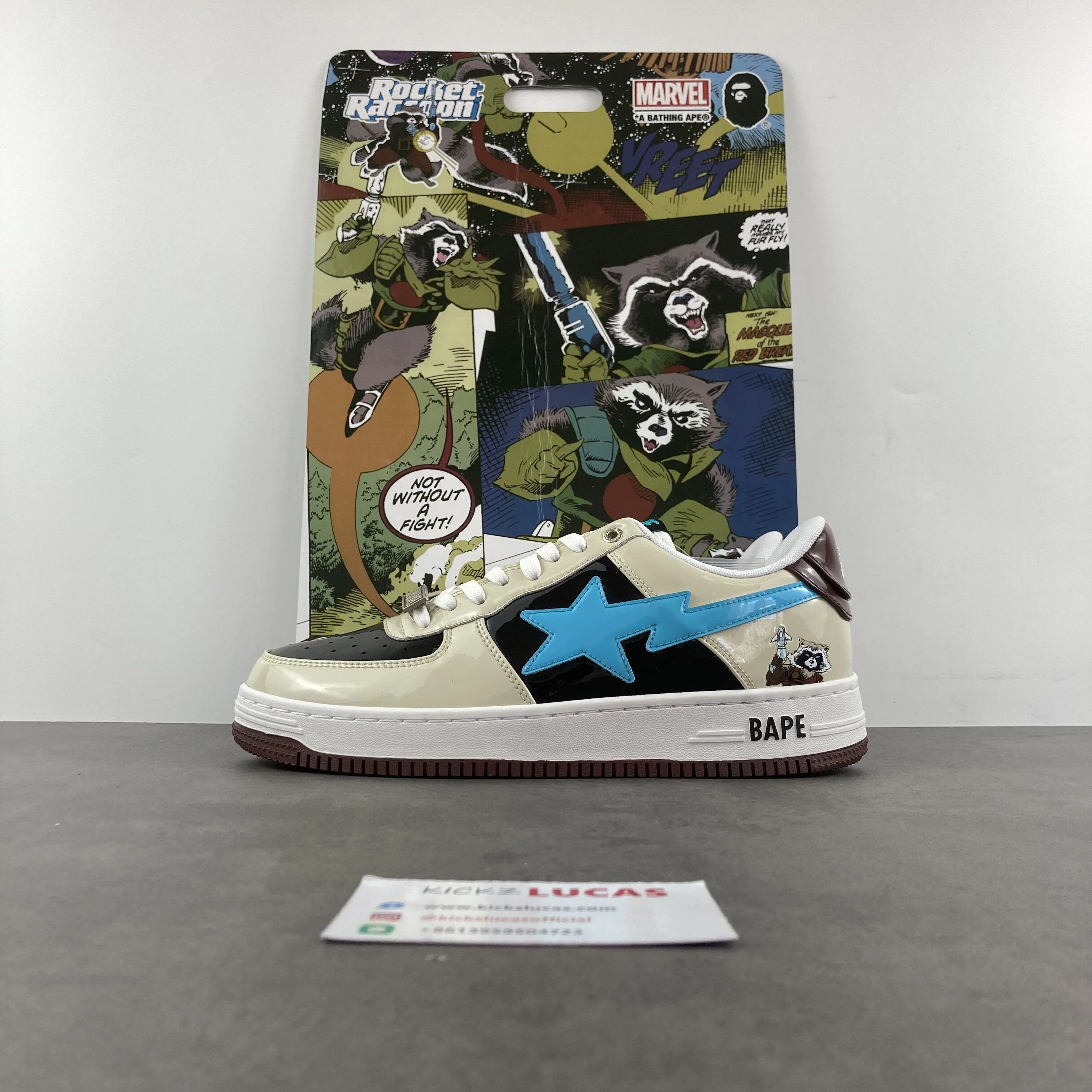 Premium A Bathing Ape Bape Sta Marvel Comics Rocket Raccoon 001FWI 676