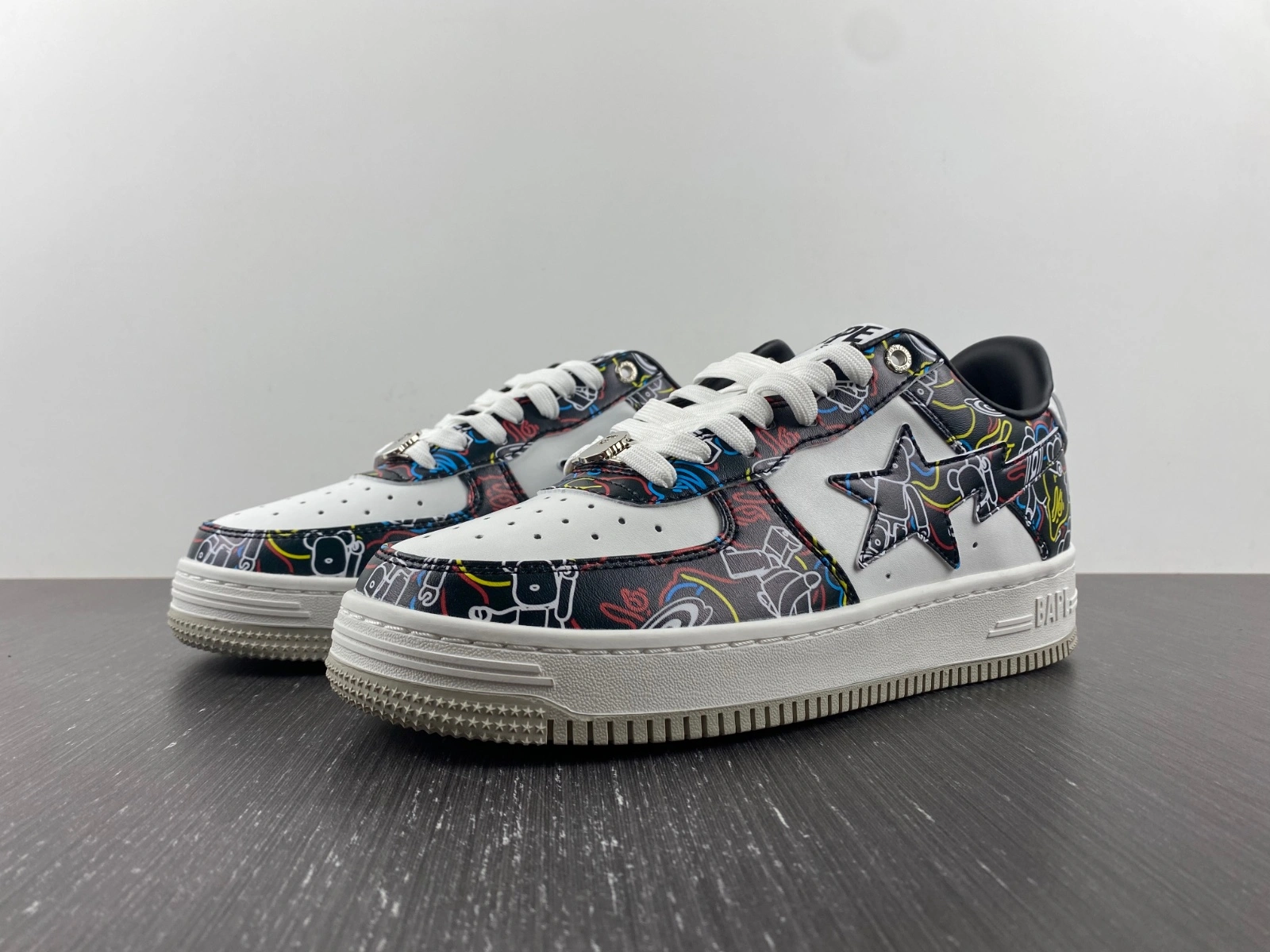A Bathing Ape Bape Sta Medicom Toy Bearbrick Camo Black 1H73191913-BLK Stretchable 684