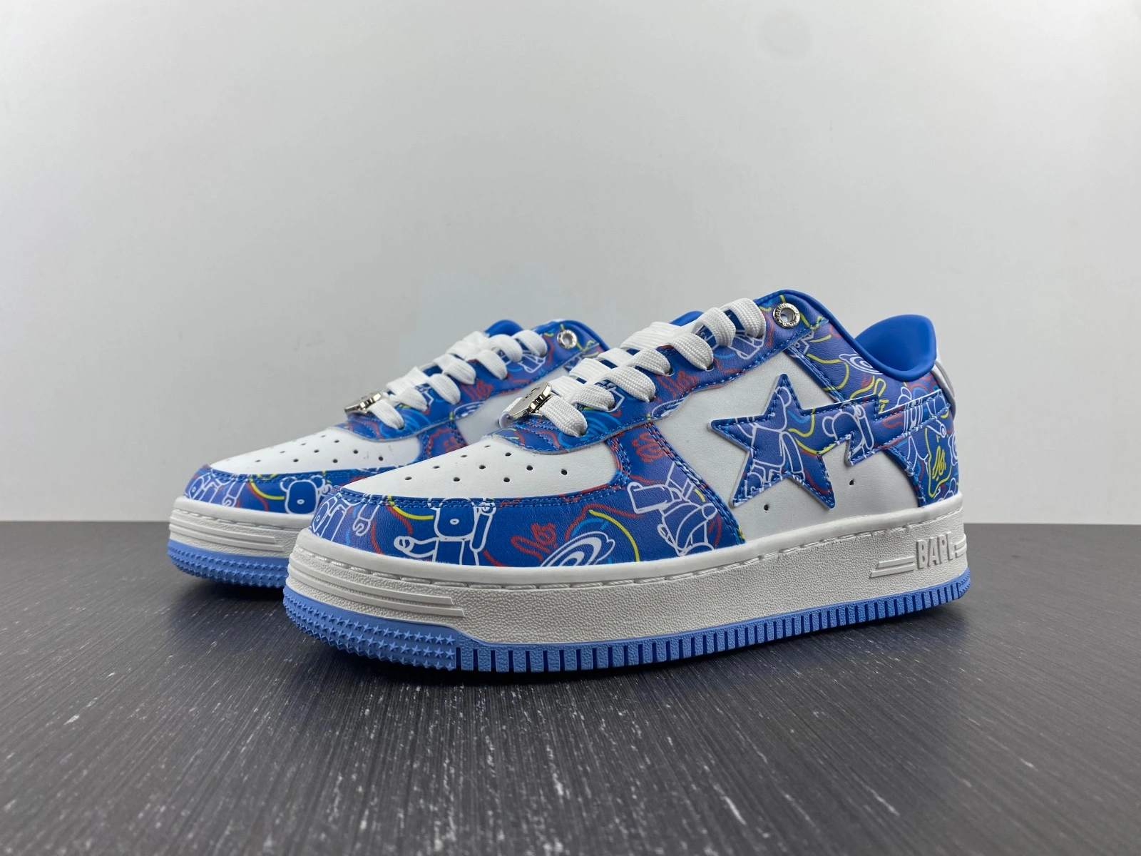 SoftTouch A Bathing Ape Bape Sta Medicom Toy Bearbrick Camo Blue 1H73191913-BLU 683
