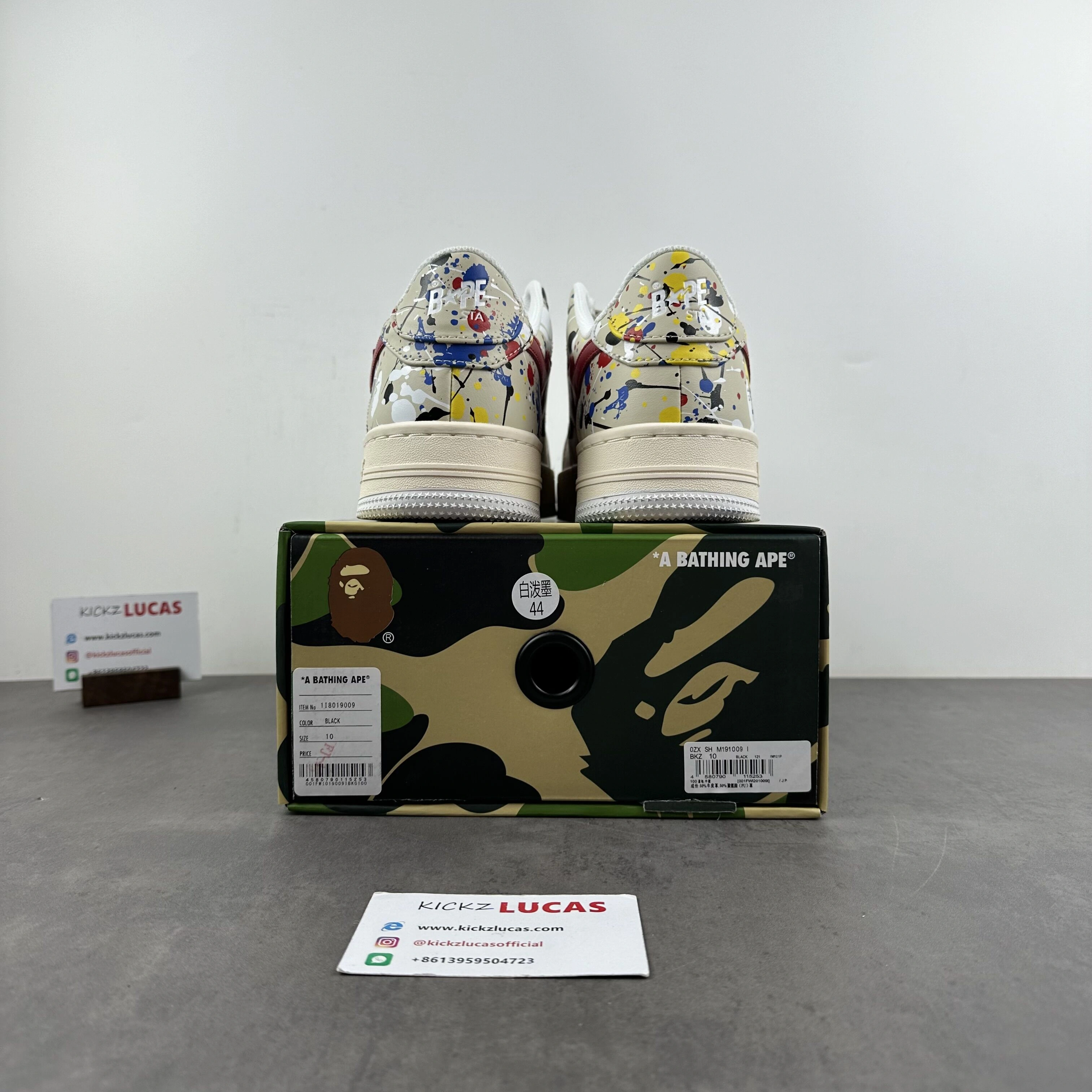 A Bathing Ape Bape Sta Paint Beige 001FW SportInspired 671