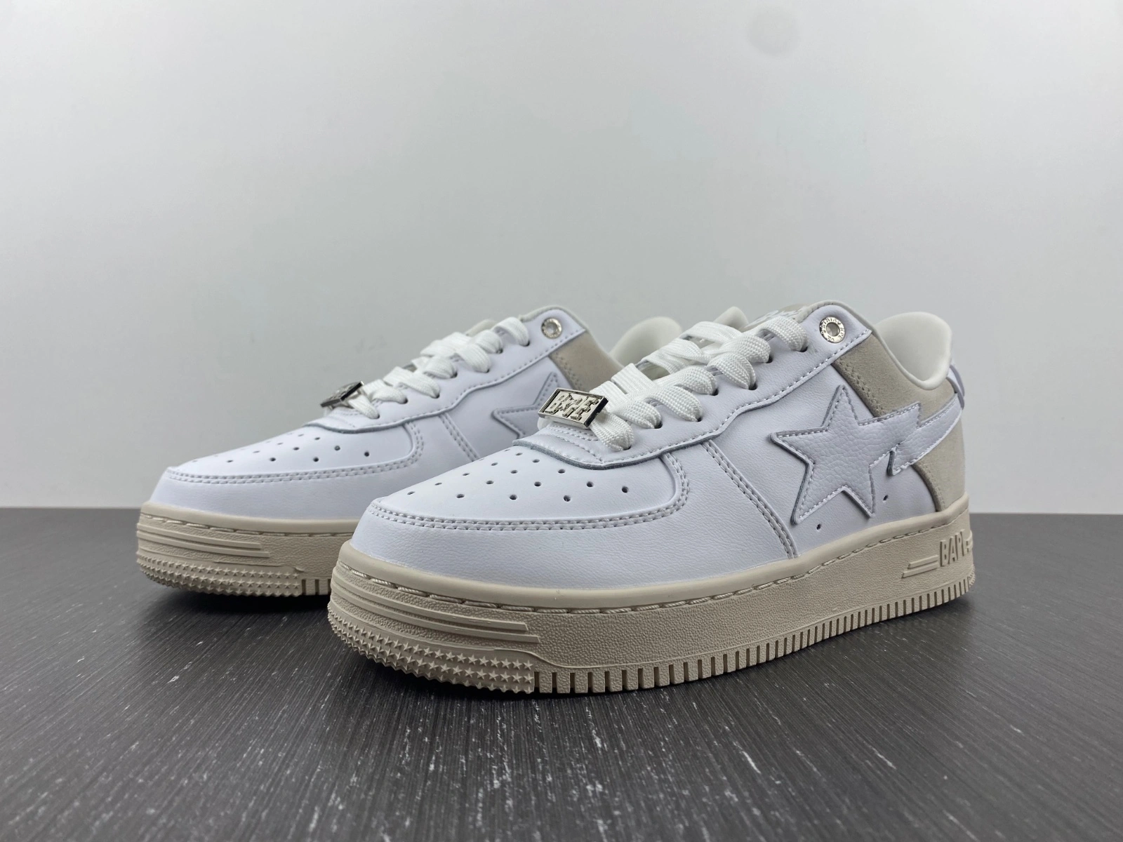 A Bathing Ape Bape Sta White Grey WaterResistant 691