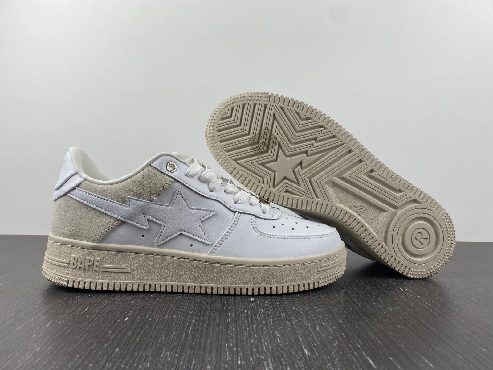 A Bathing Ape Bape Sta White Grey WaterResistant 691