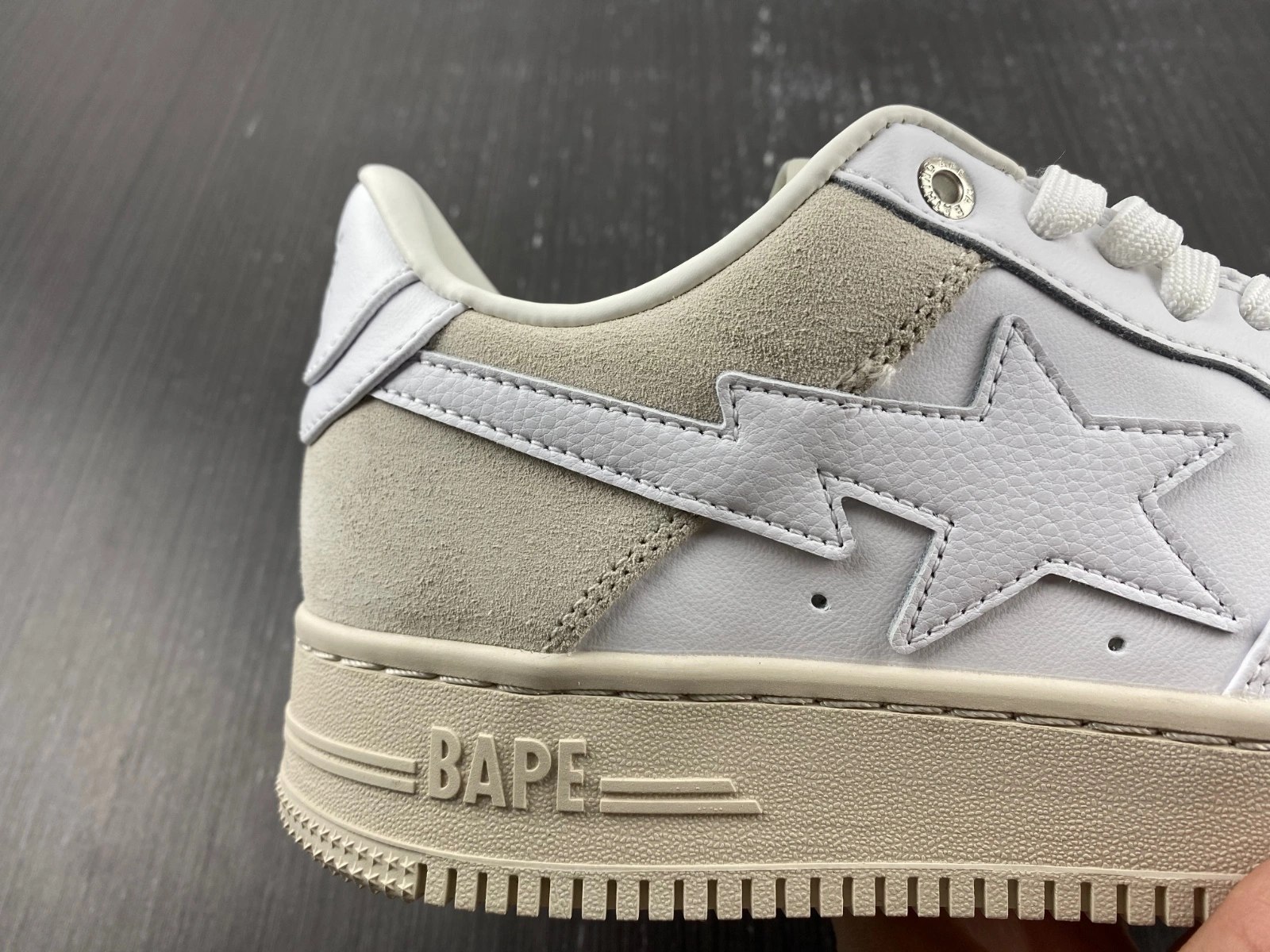 A Bathing Ape Bape Sta White Grey WaterResistant 691