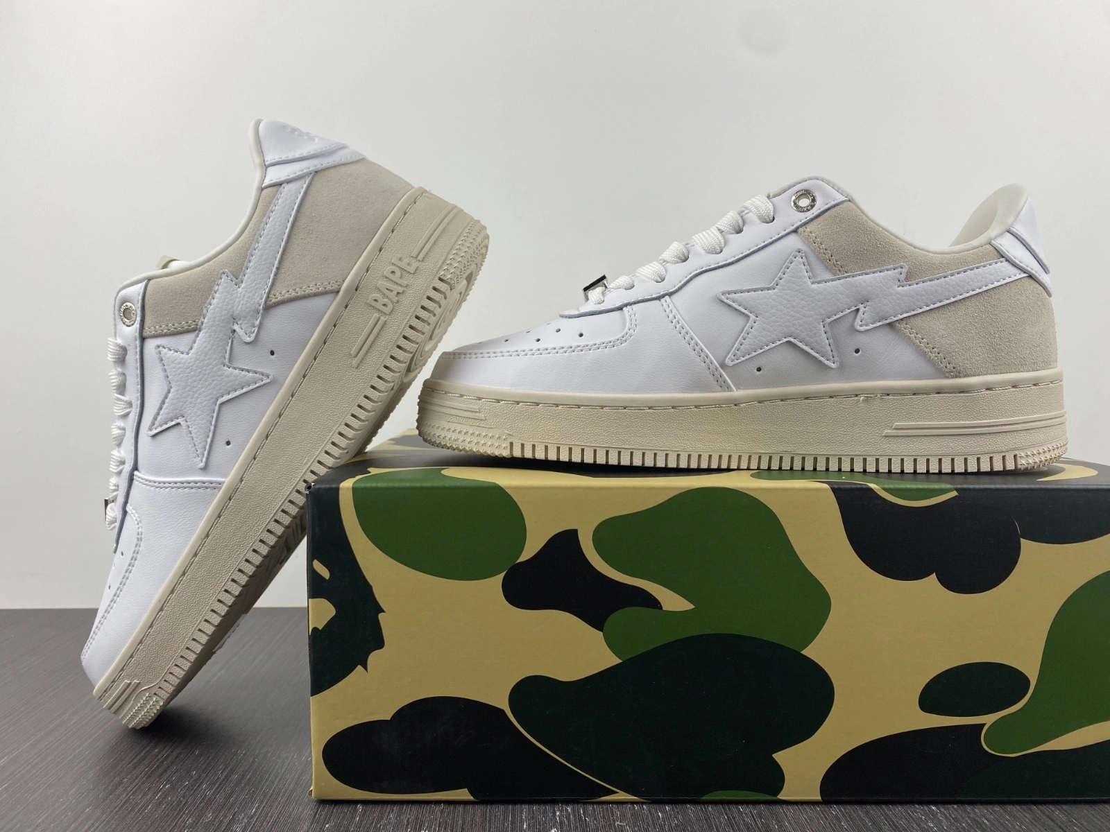 A Bathing Ape Bape Sta White Grey WaterResistant 691