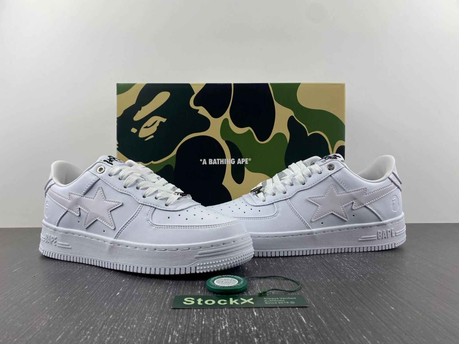 A Bathing Ape Bape Sta white Original 674