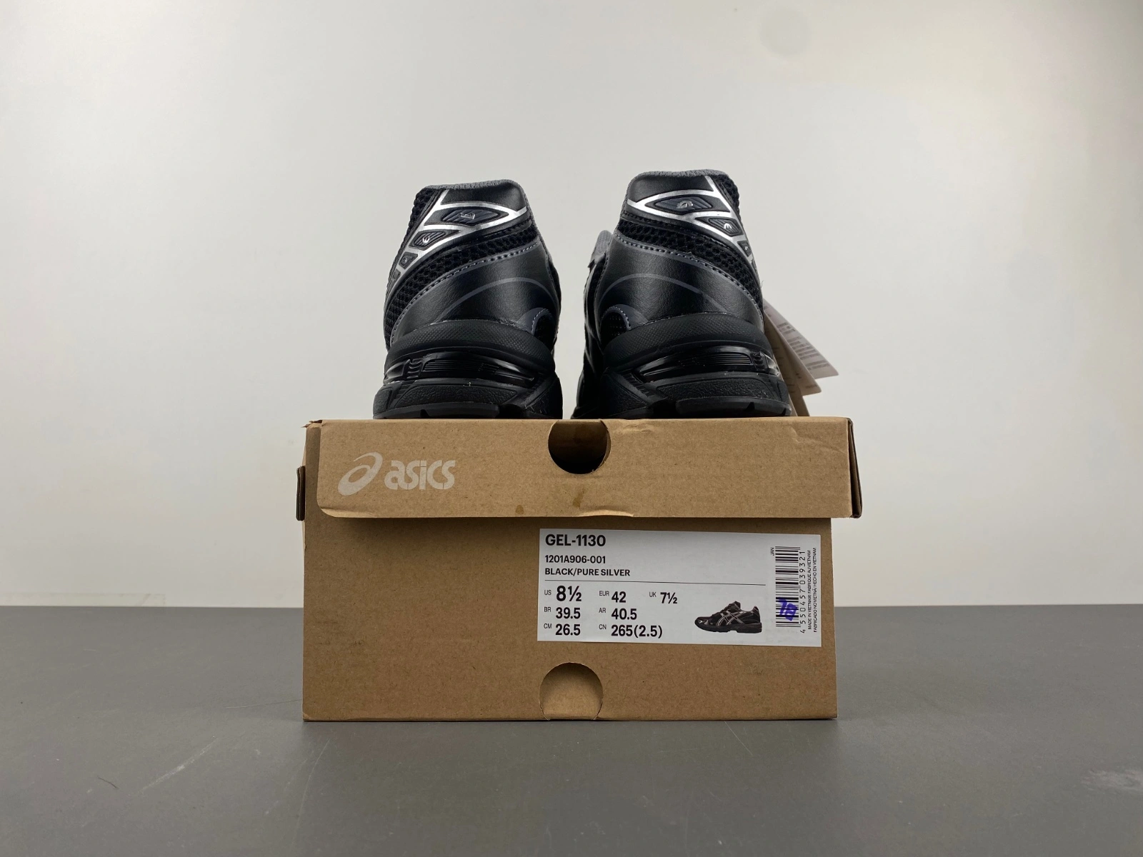 ASICS Gel-1130 Black Pure Silver 1201A906- Youthful 2535
