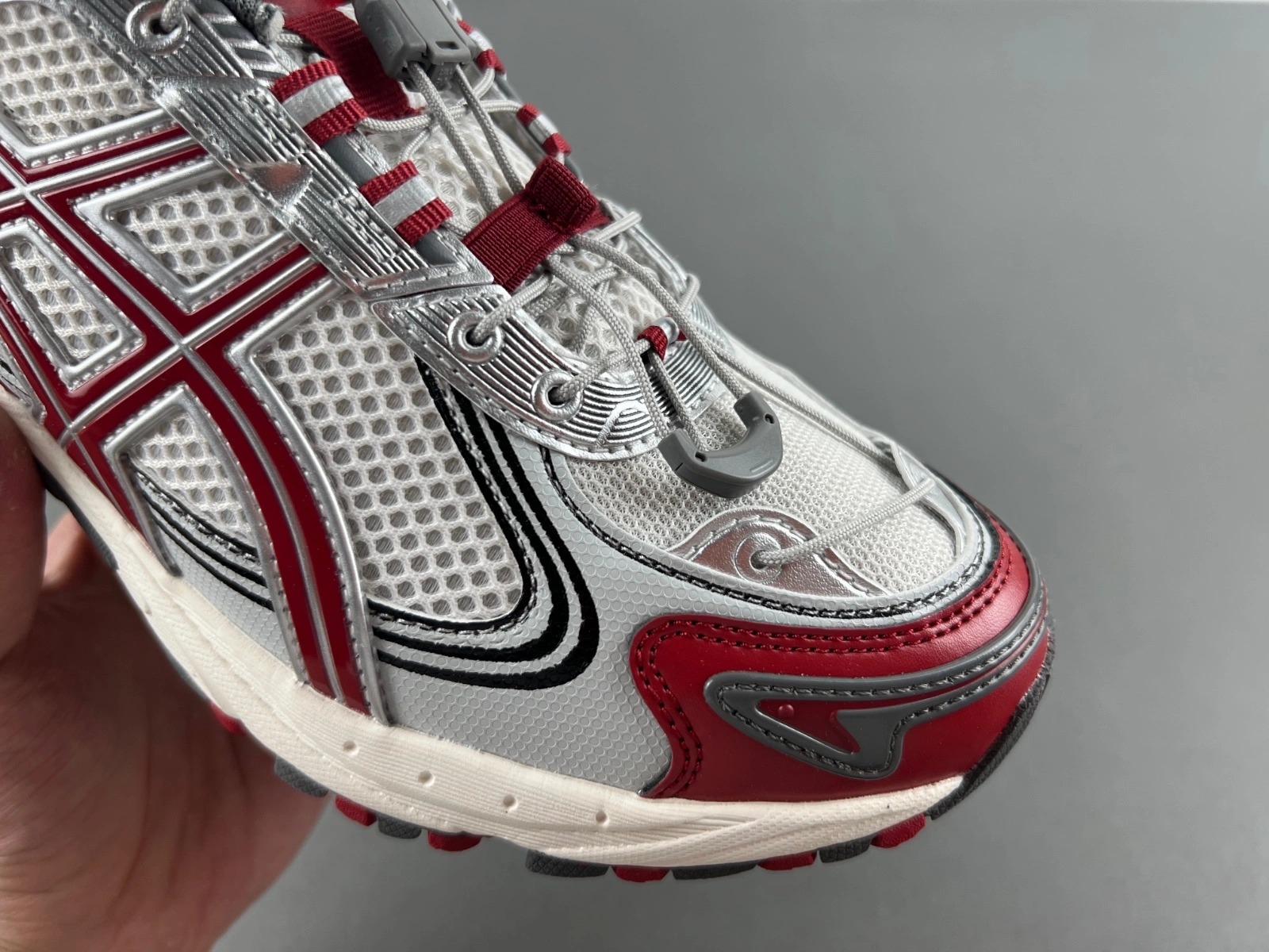 FastDry ASICS Gel-1130 White Maroon Banner 1203A685- 2542