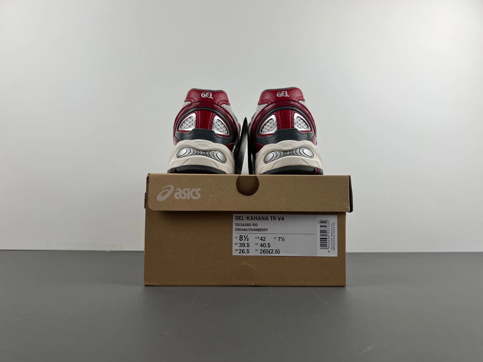 FastDry ASICS Gel-1130 White Maroon Banner 1203A685- 2542