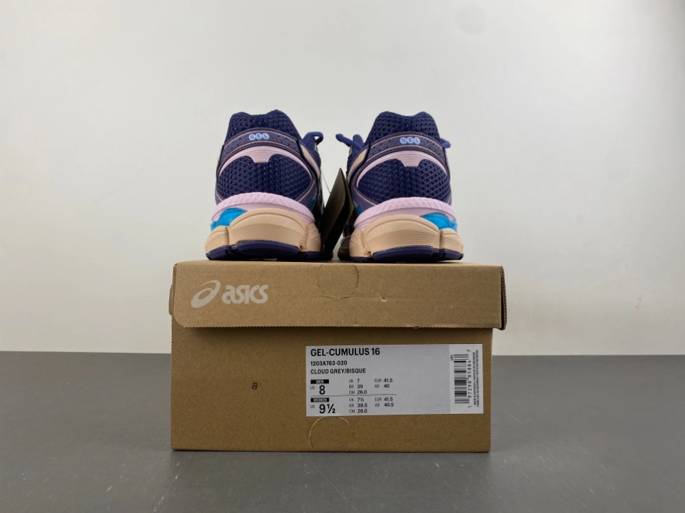 ASICS Gel-Cumulus 16 Purple Cloud Grey Bisque 1203A763- Casual 2514