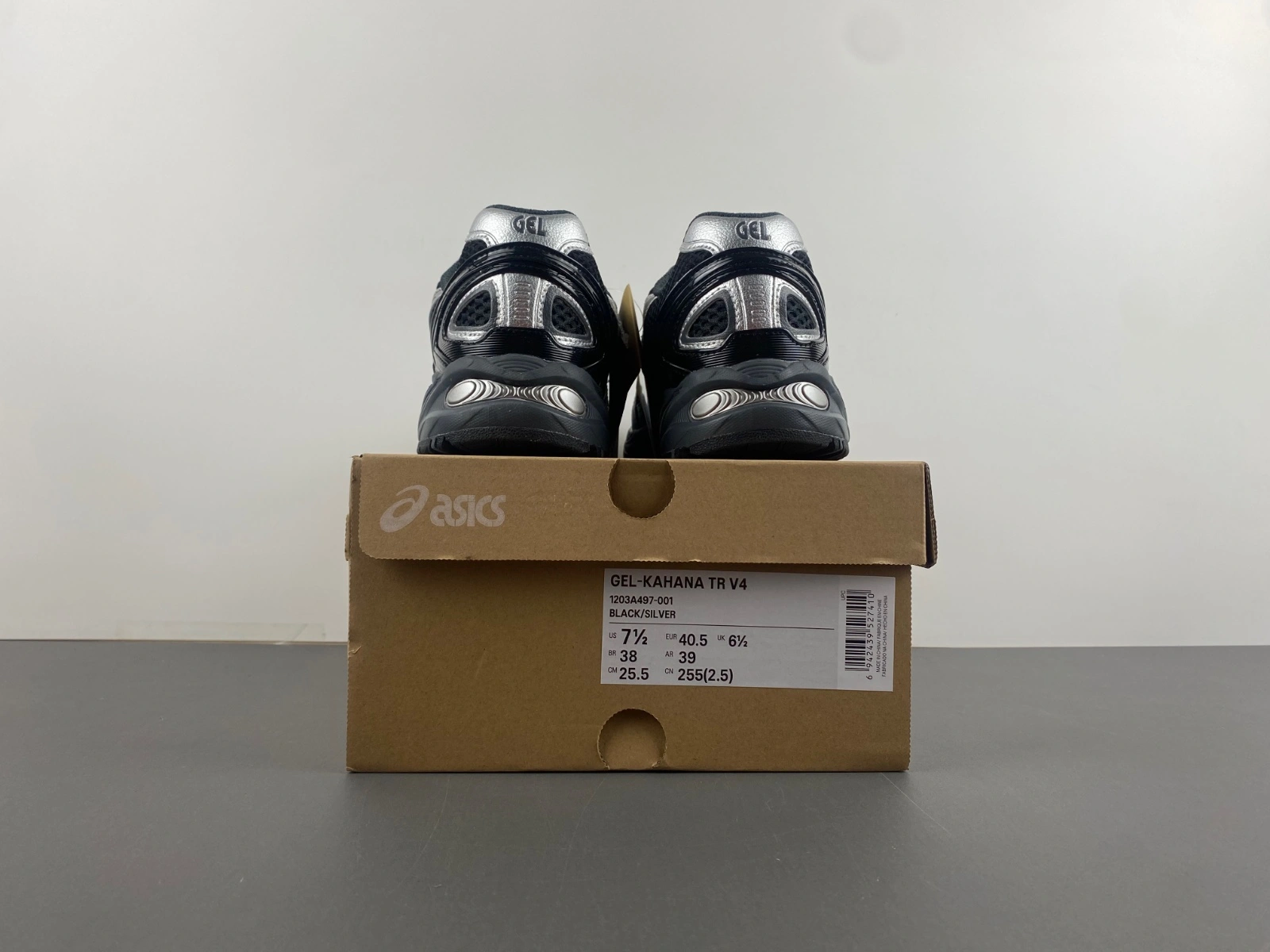 ASICS Gel-Kahana TR V4 Carbon Black 1203A497- Soft 2544