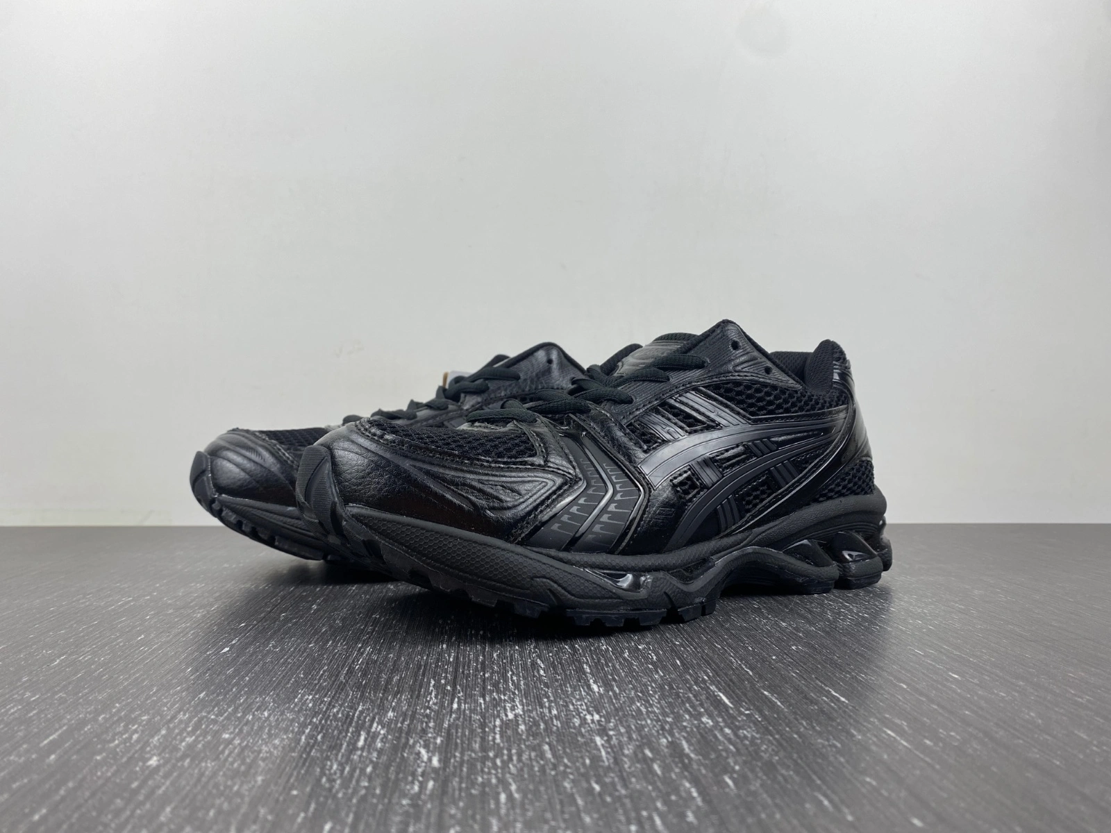 Upgraded ASICS Gel-Kayano 14 Black Graphite Grey 1201A019- 2561