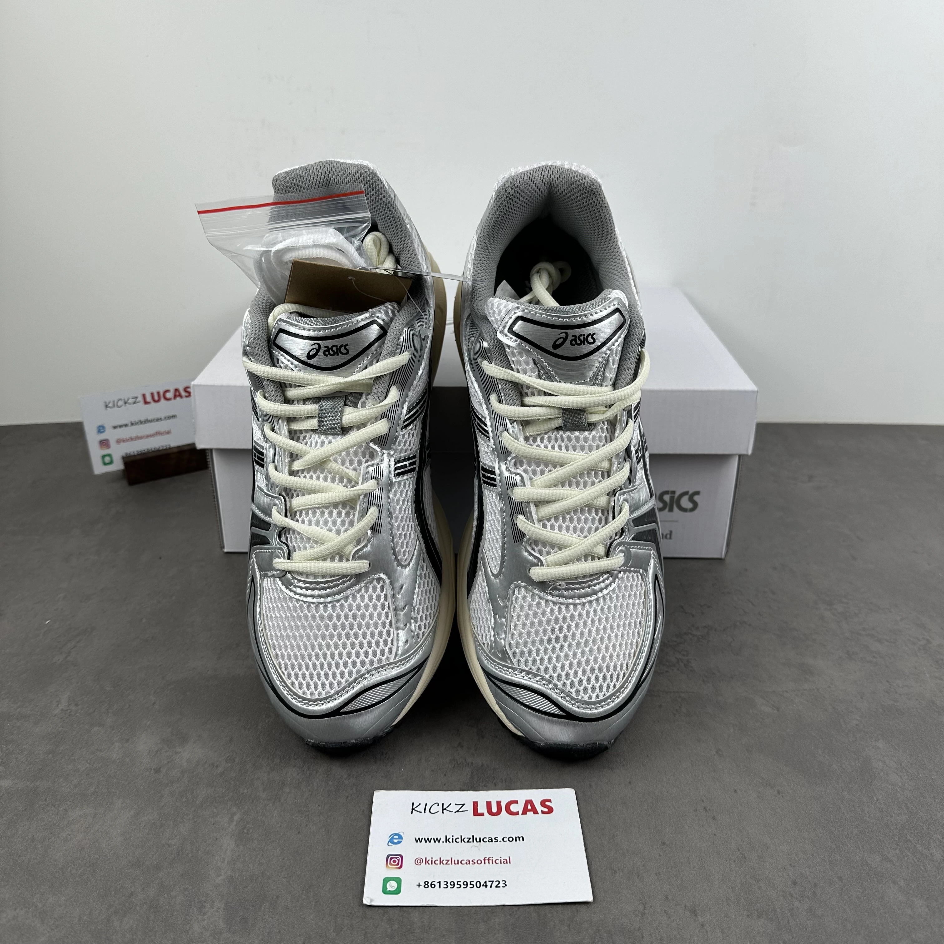 ASICS Gel-Kayano 14 JJJJound Silver Black 1201A457- SunProtective 2567