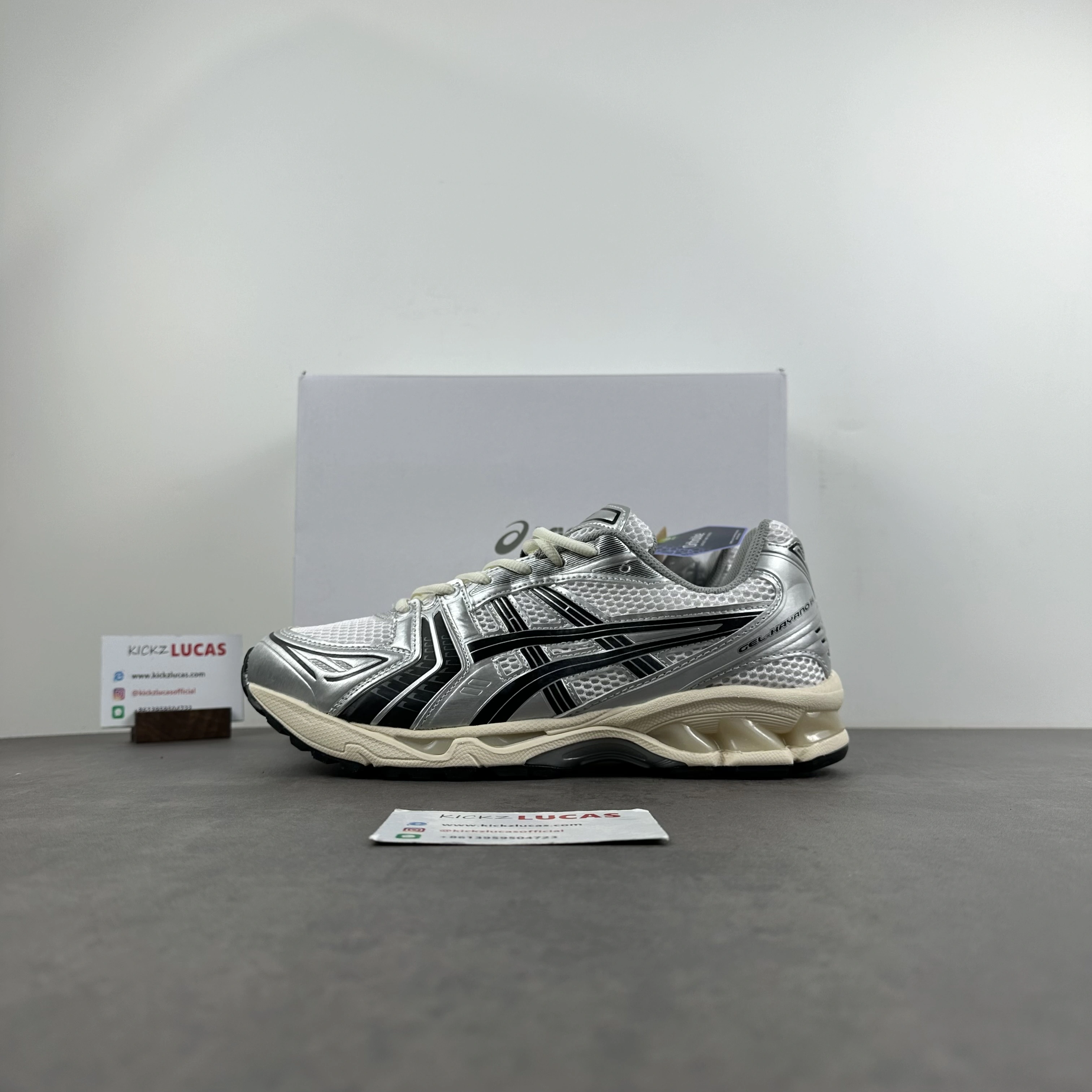 ASICS Gel-Kayano 14 JJJJound Silver Black 1201A457- SunProtective 2567