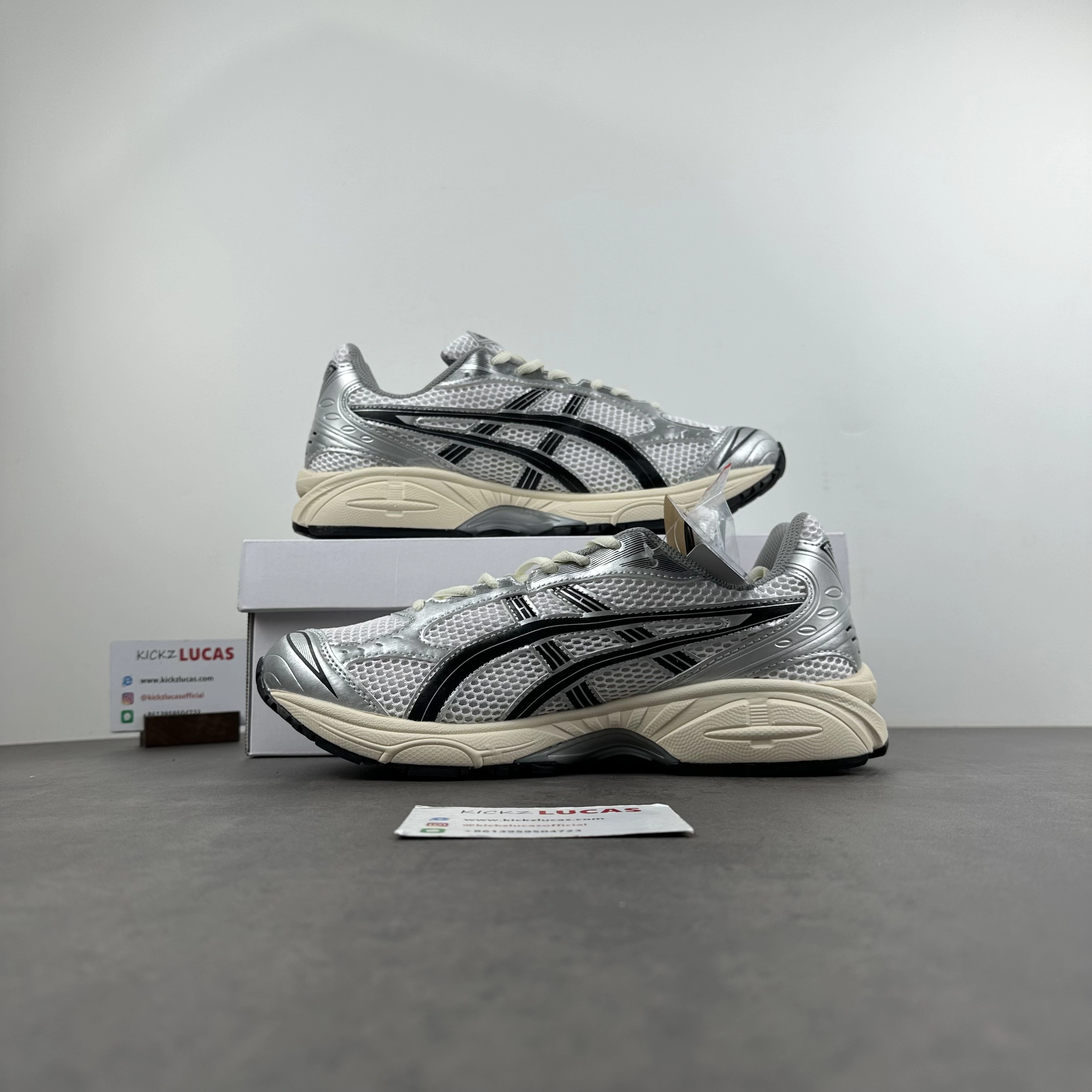 ASICS Gel-Kayano 14 JJJJound Silver Black 1201A457- SunProtective 2567