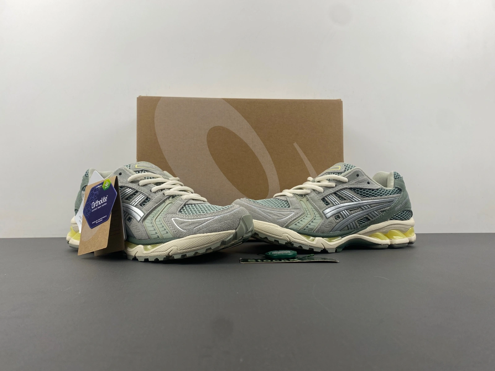 GoAnywhere ASICS Gel-Kayano 14 Olive Grey Pure Silver 1201A161- 2551