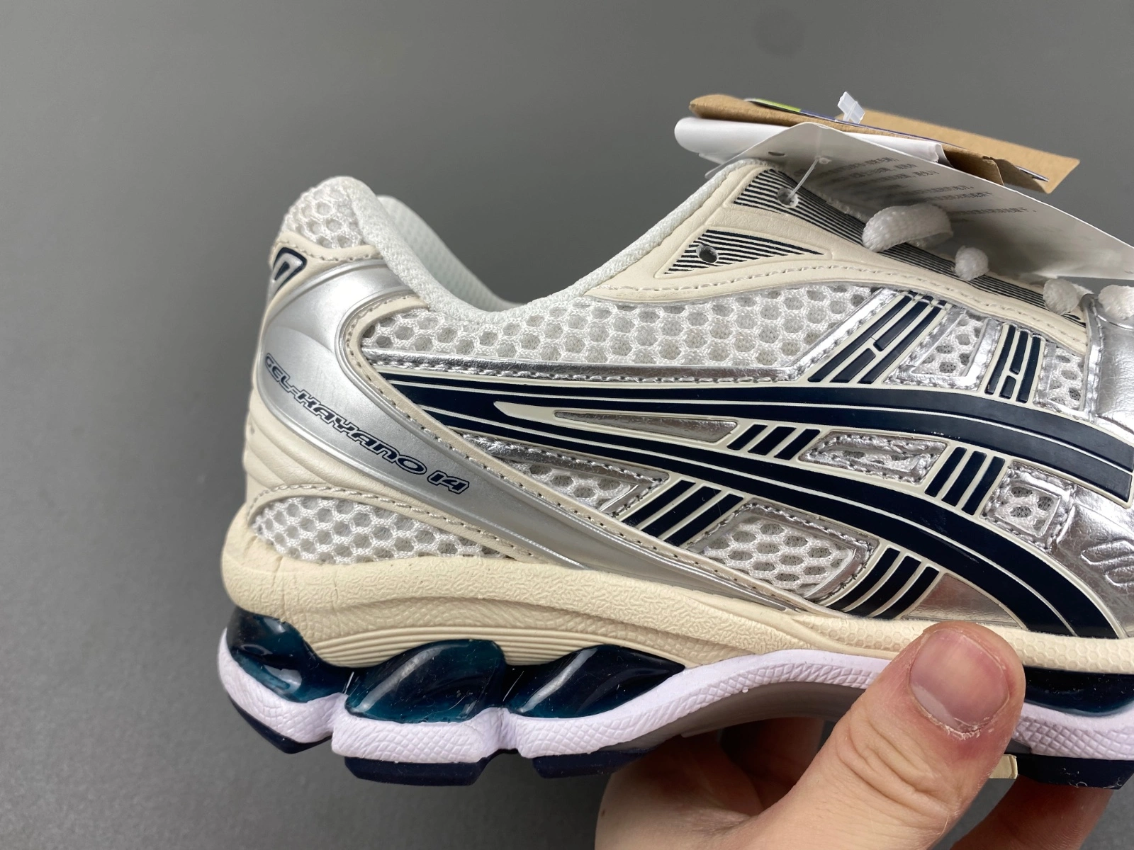 ASICS Gel-Kayano 14 White Midnight 1202A056- Elegant 2554