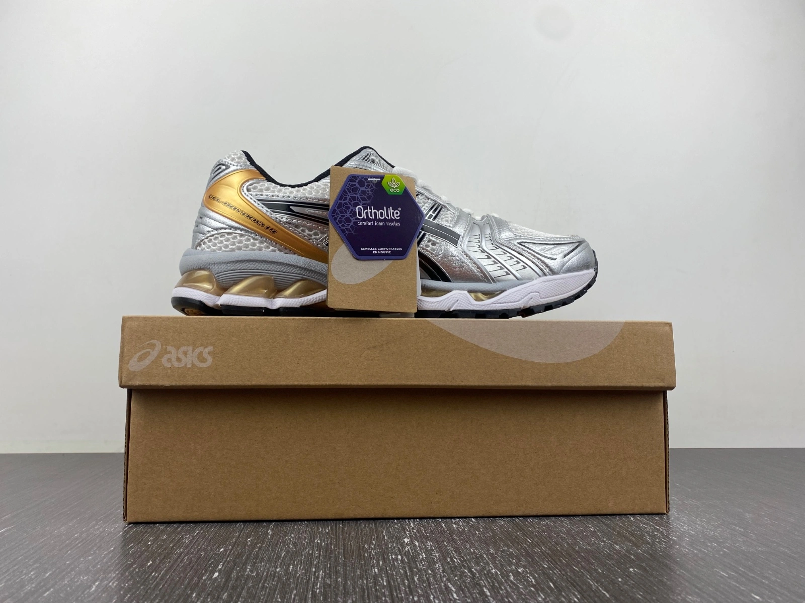ASICS Gel-Kayano 14 White Pure Gold 1201A019- MoistureWicking 2570