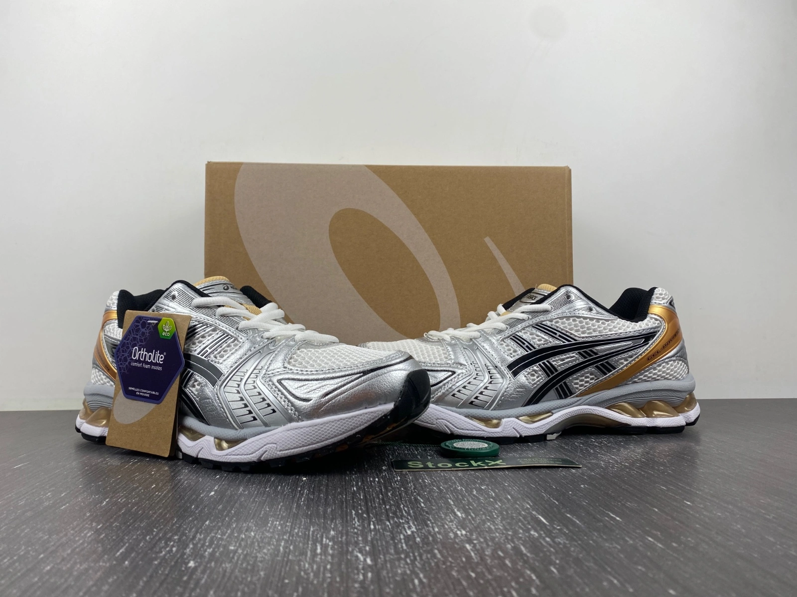 ASICS Gel-Kayano 14 White Pure Gold 1201A019- MoistureWicking 2570