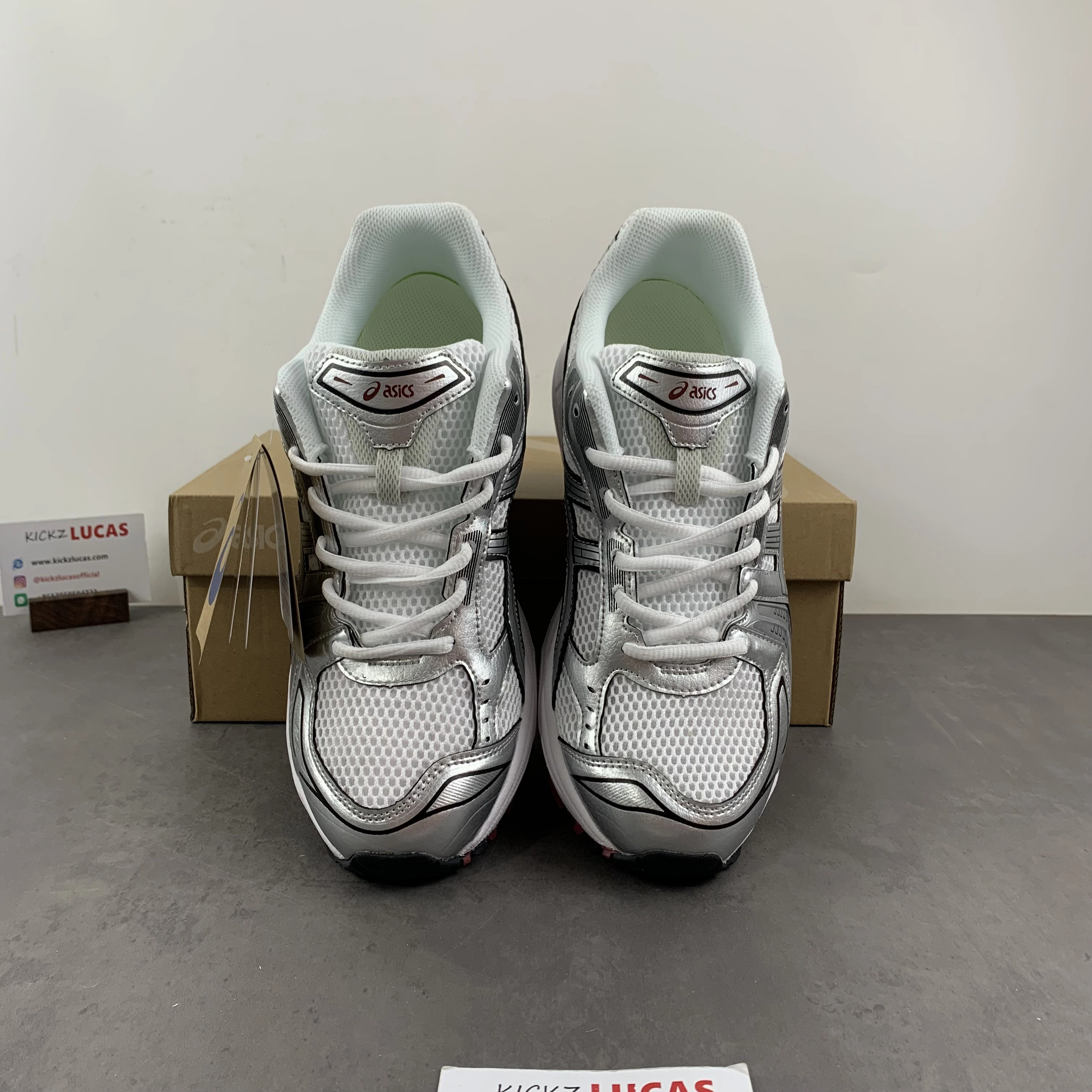 SmoothTexture ASICS Gel-Kayano 14 White Pure Silver 1201A019- 2560