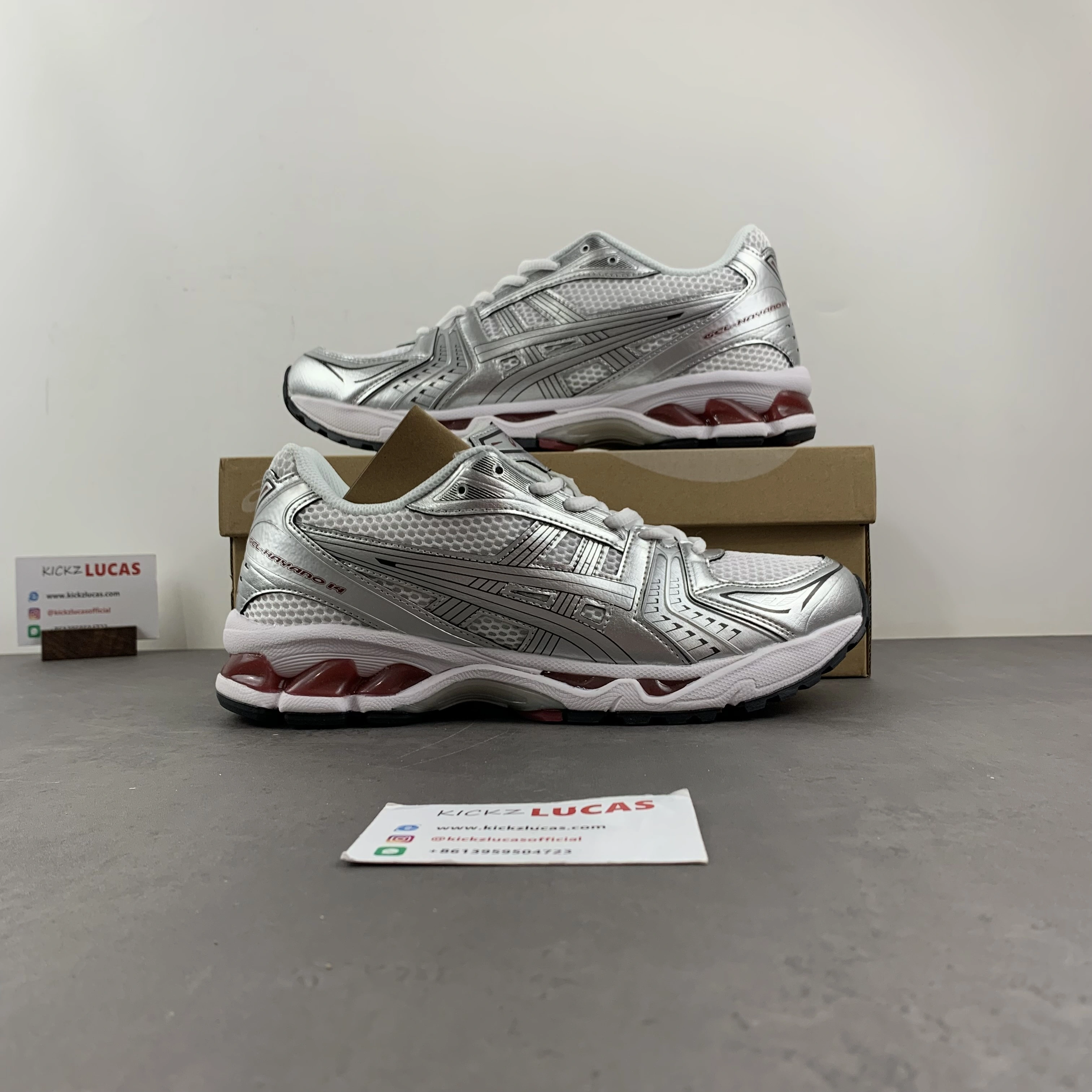 SmoothTexture ASICS Gel-Kayano 14 White Pure Silver 1201A019- 2560