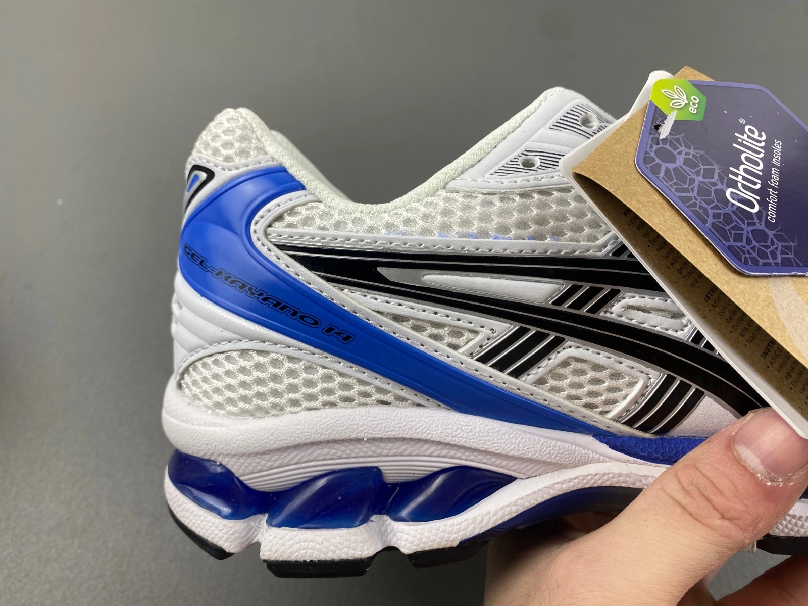 ASICS Gel-Kayano 14 White Tuna Blue 1201A019- FastDry 2559