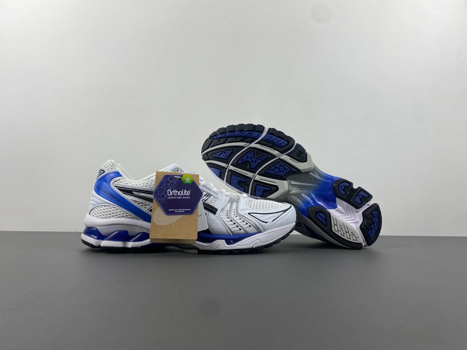 ASICS Gel-Kayano 14 White Tuna Blue 1201A019- FastDry 2559