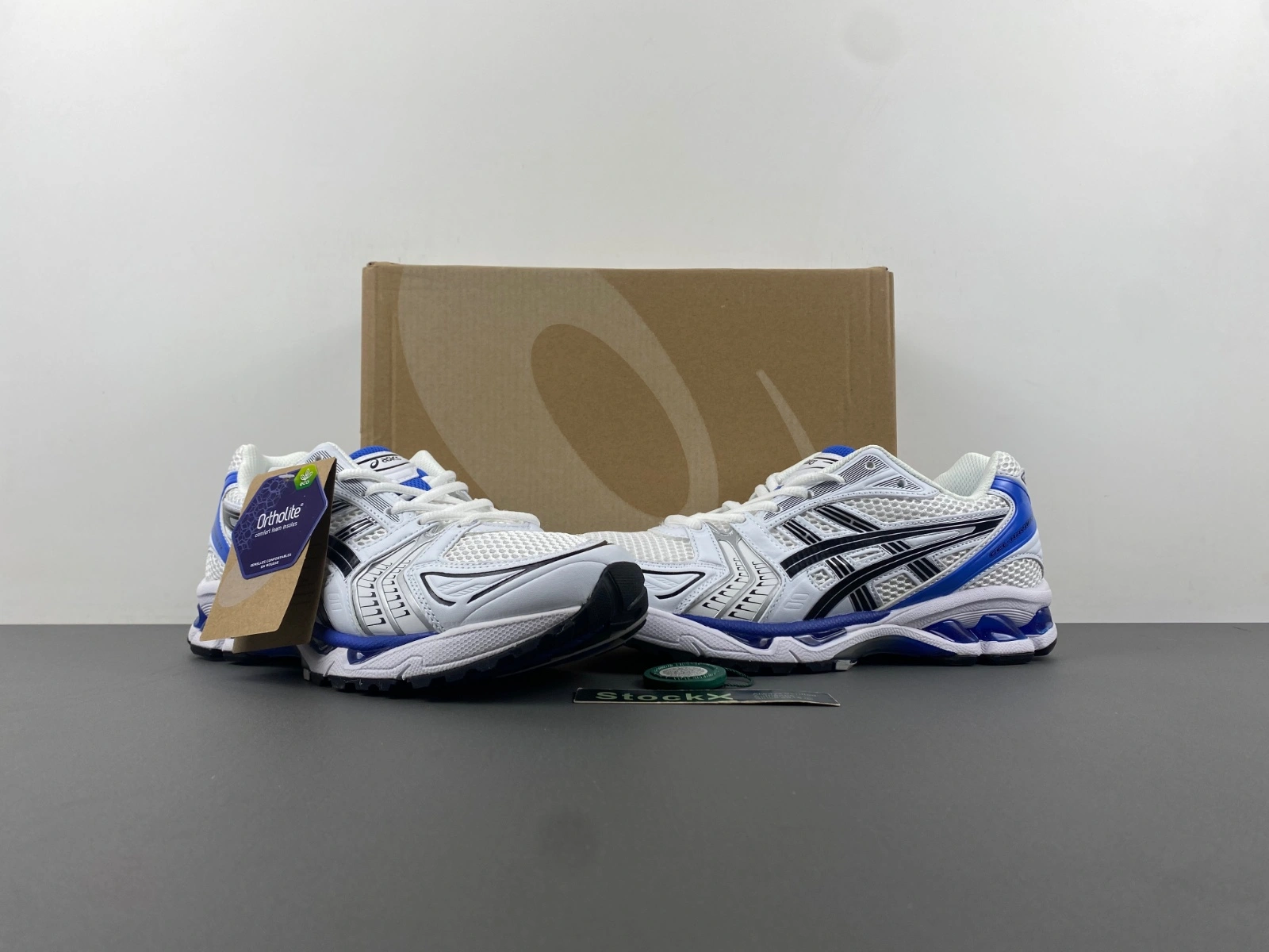 ASICS Gel-Kayano 14 White Tuna Blue 1201A019- FastDry 2559