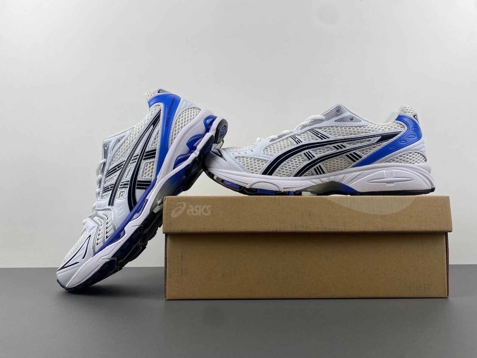 ASICS Gel-Kayano 14 White Tuna Blue 1201A019- FastDry 2559