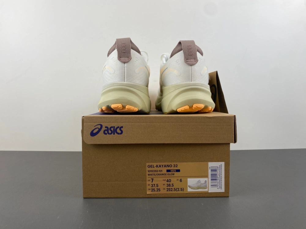 ASICS Gel-Kayano 32 White Orange Glow 1011C052- Thermal 2521