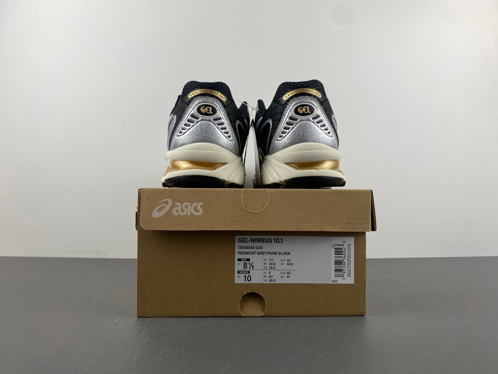 ASICS Gel-Nimbus 10.1 Piedmont Grey 1203A543- Effortless 2533