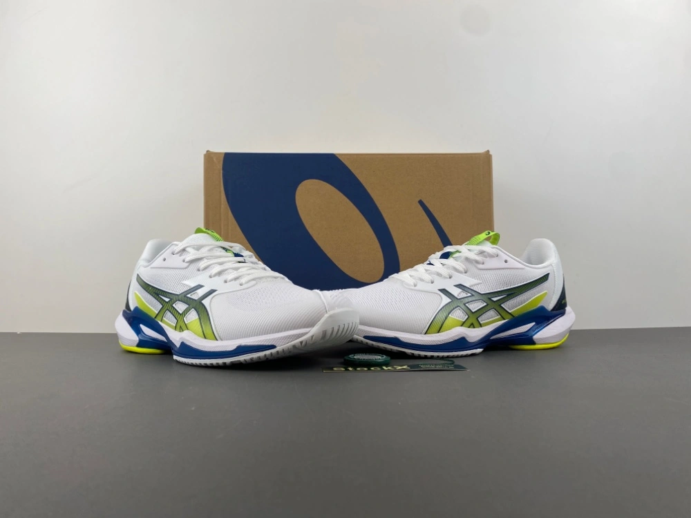 Casual ASICS Solution Speed FF 3 White Mako Blue 1041A438- 2530