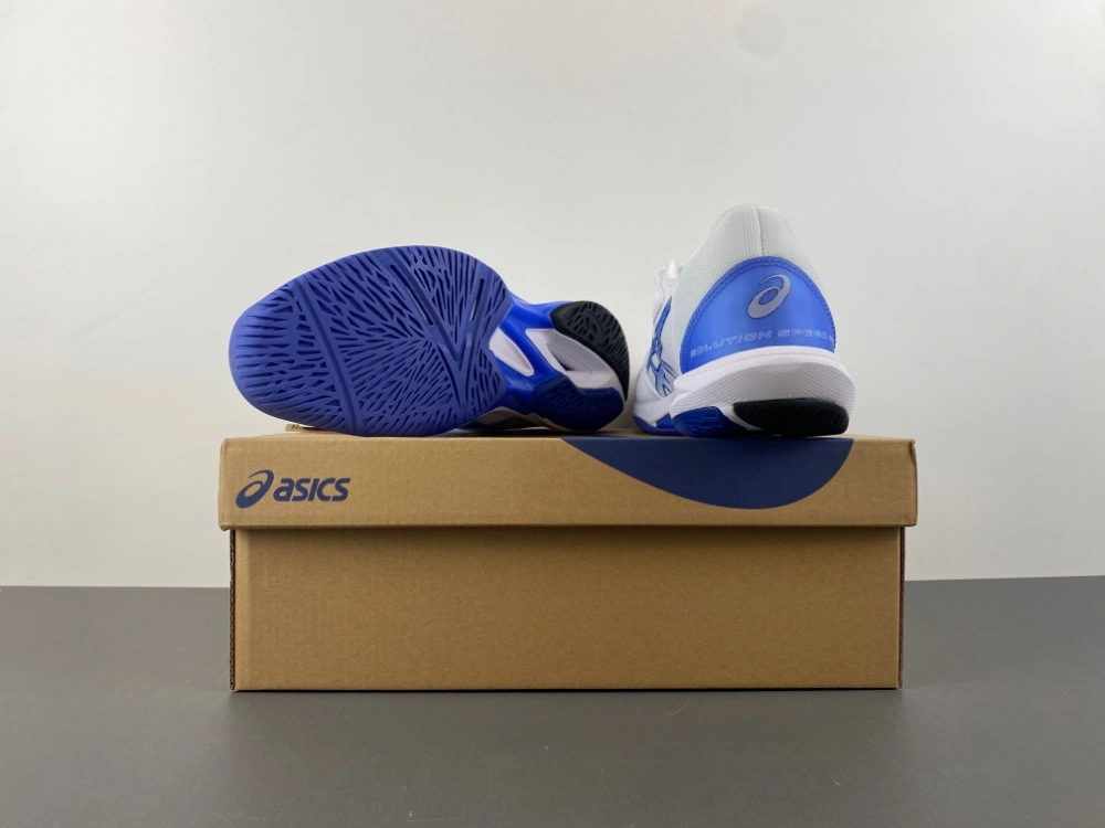 ASICS Solution Speed FF 3 White Tuna Blue 1041A438- Breathable 2527