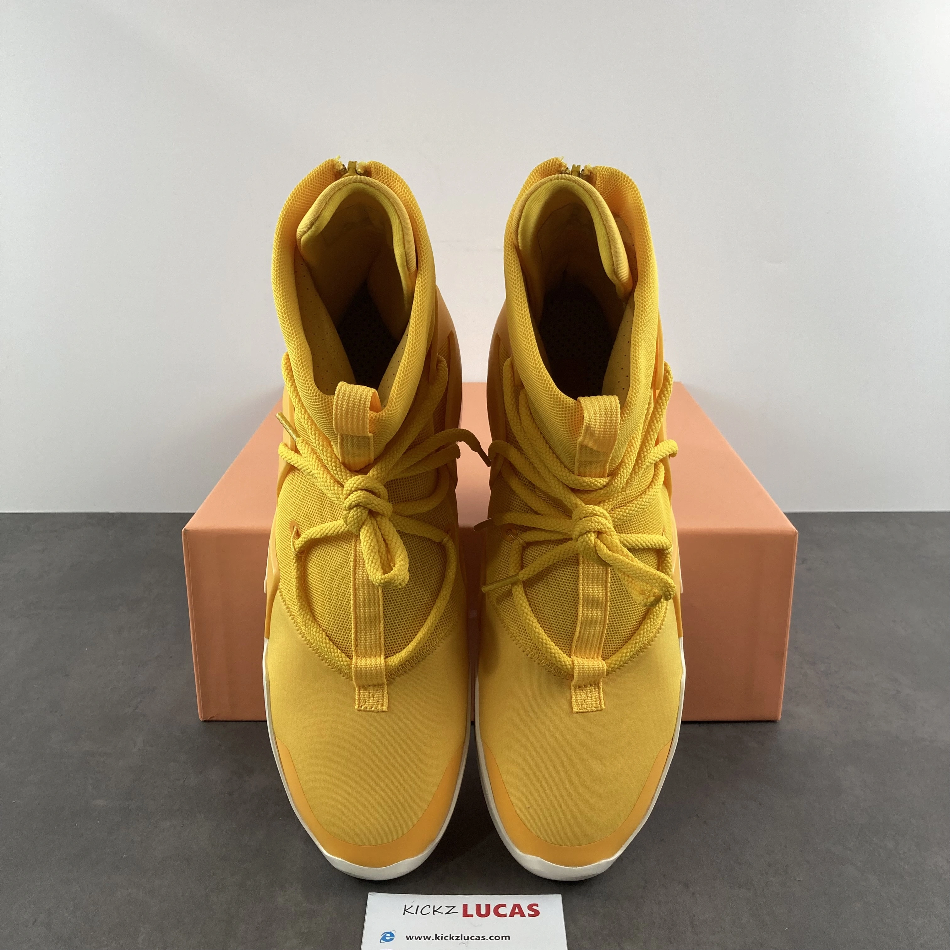 SoftTouch Air Fear Of God 1 Yellow AR4237- 1309