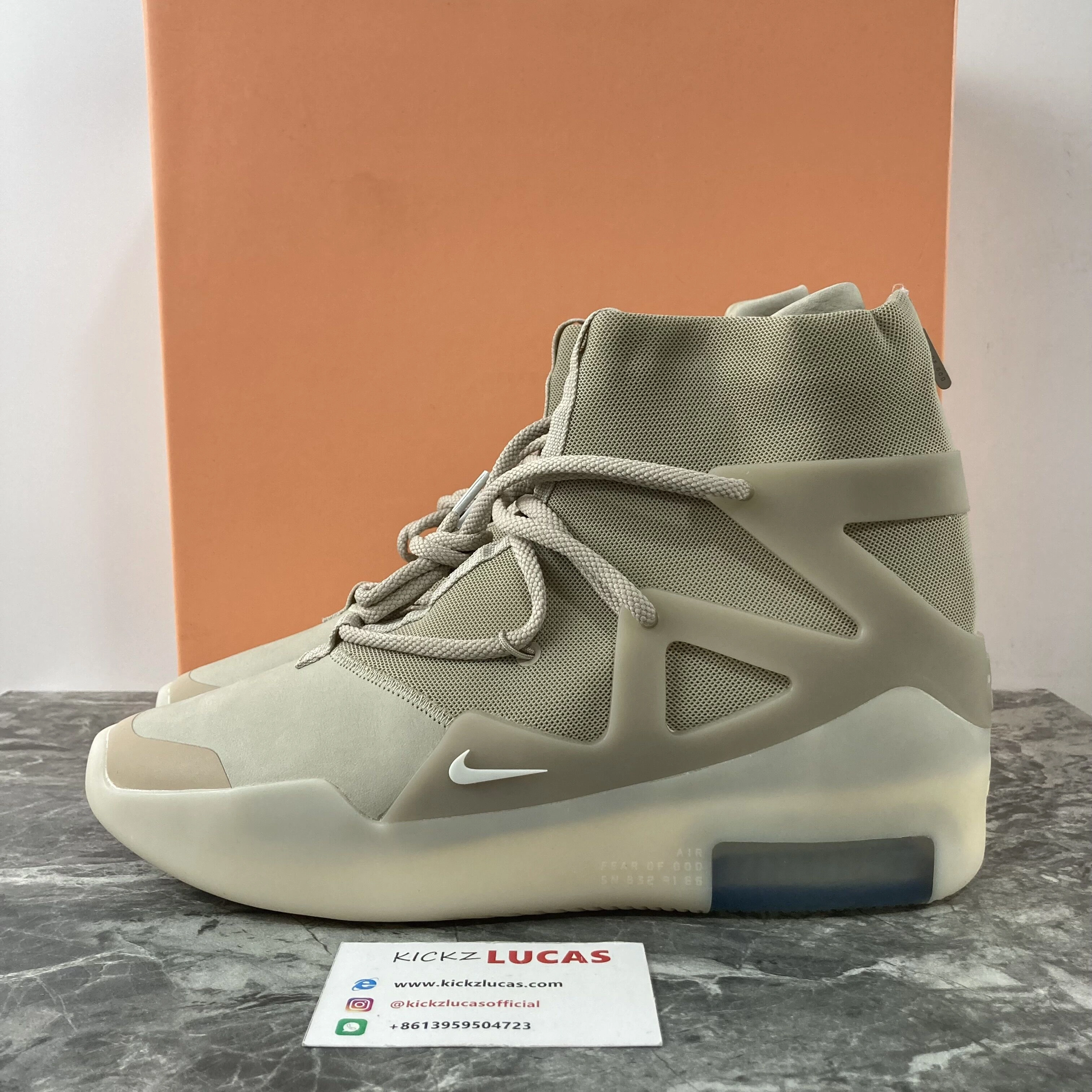 Air Fear of God 1 Oatmeal AR4237- Neat 1304