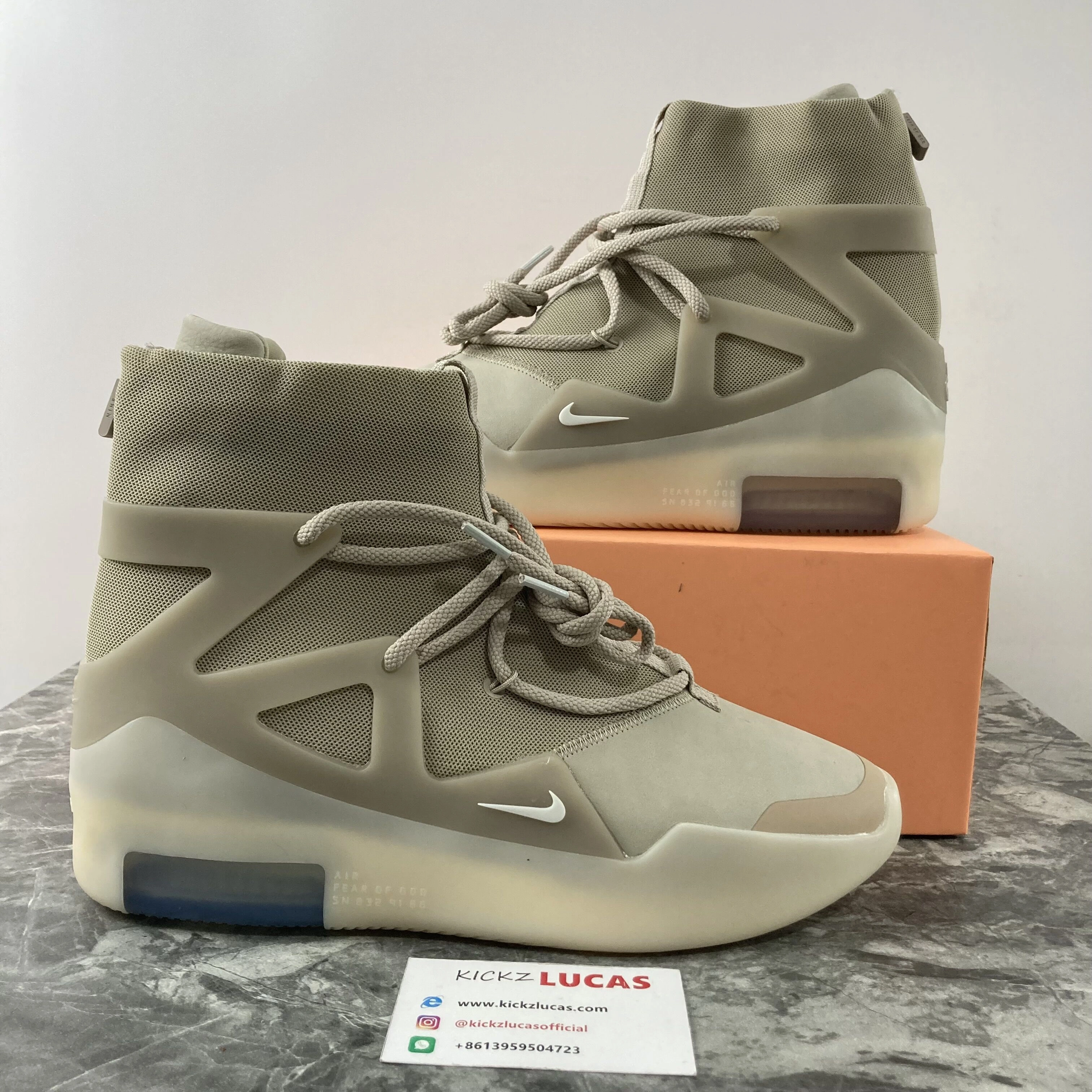 Air Fear of God 1 Oatmeal AR4237- Neat 1304