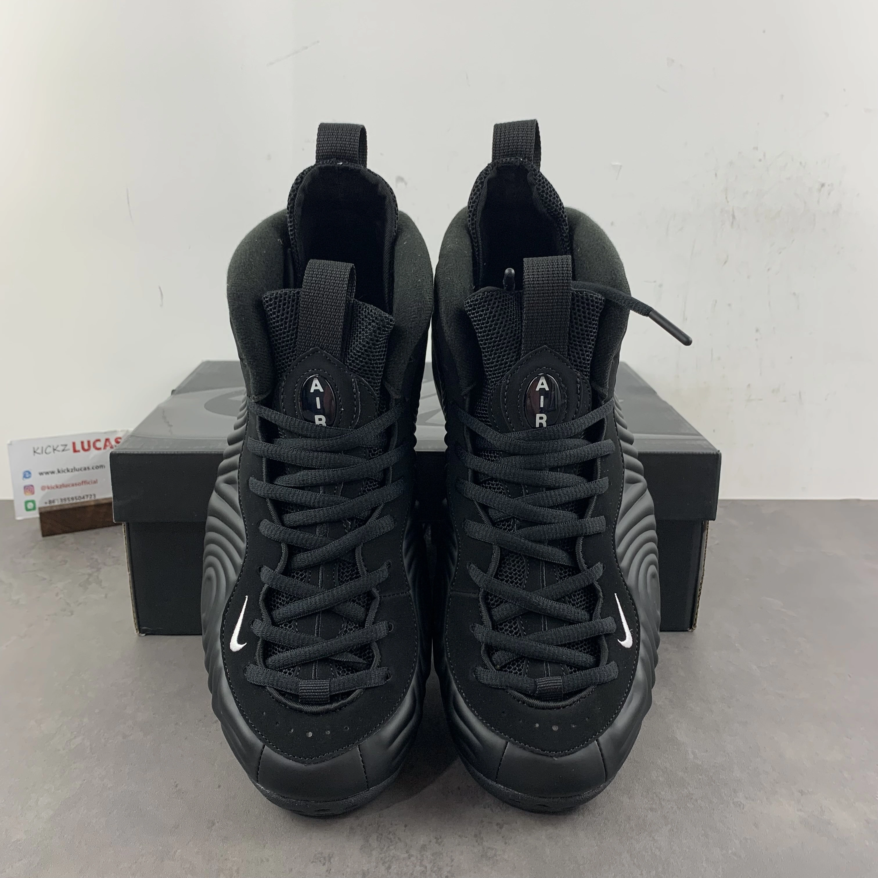 QuickDry Air Foamposite One Black Comme des Garçons Homme Plus DJ7952- 1274