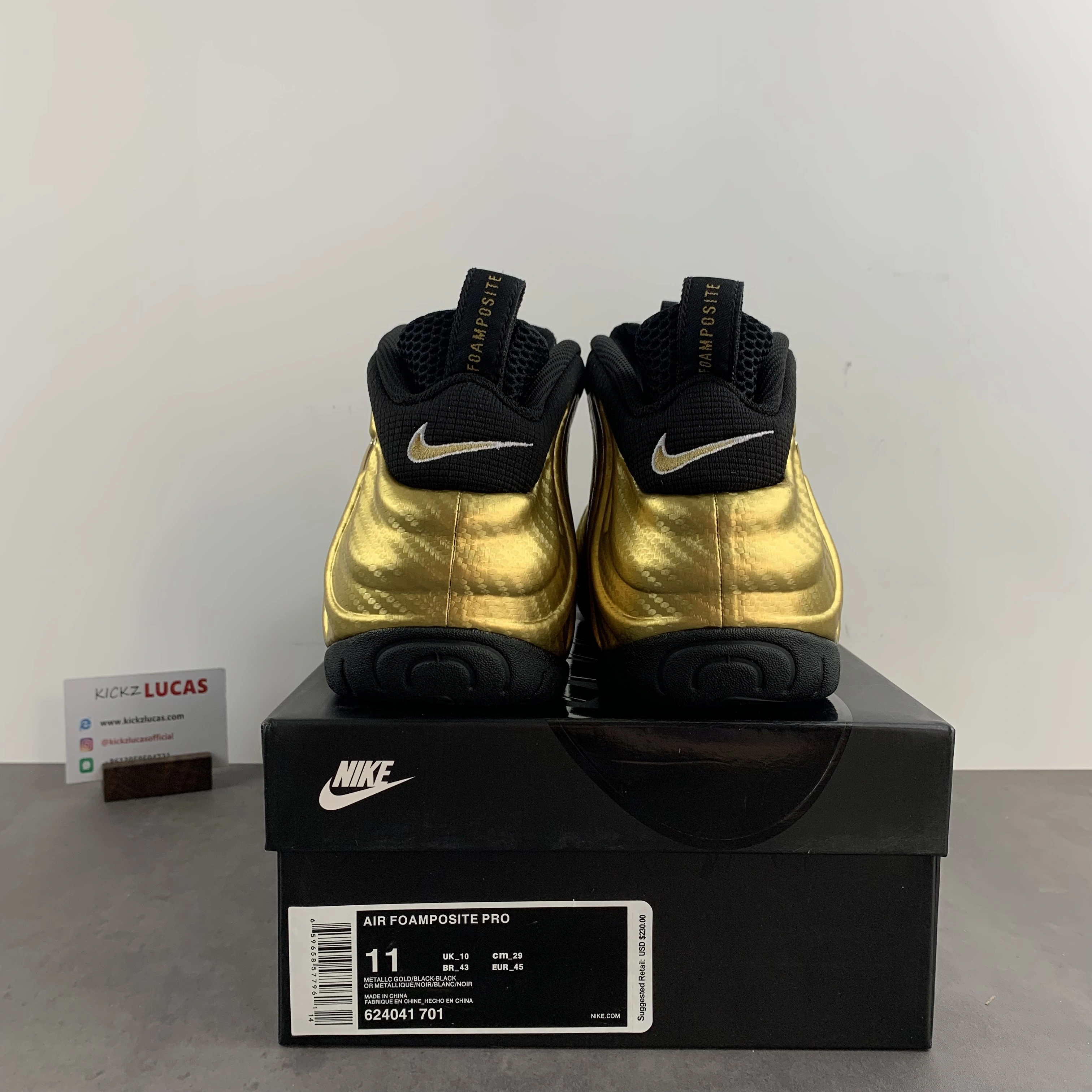 GoodFit Air Foamposite Pro Metallic Gold 624041- 1275