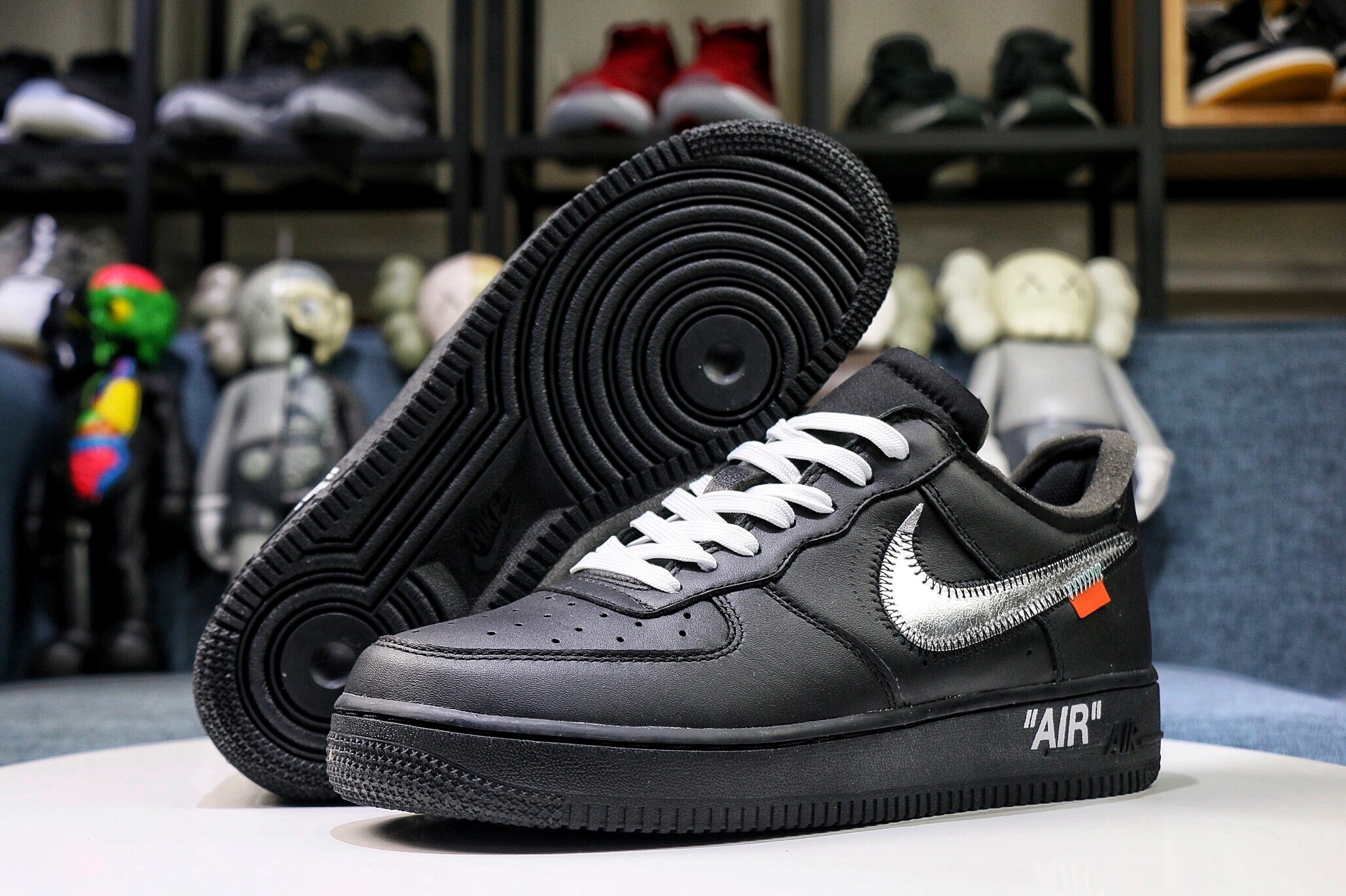 Air Force 1 '07 Virgil X Moma Off White X MOMA BLACK RelaxedFit 801