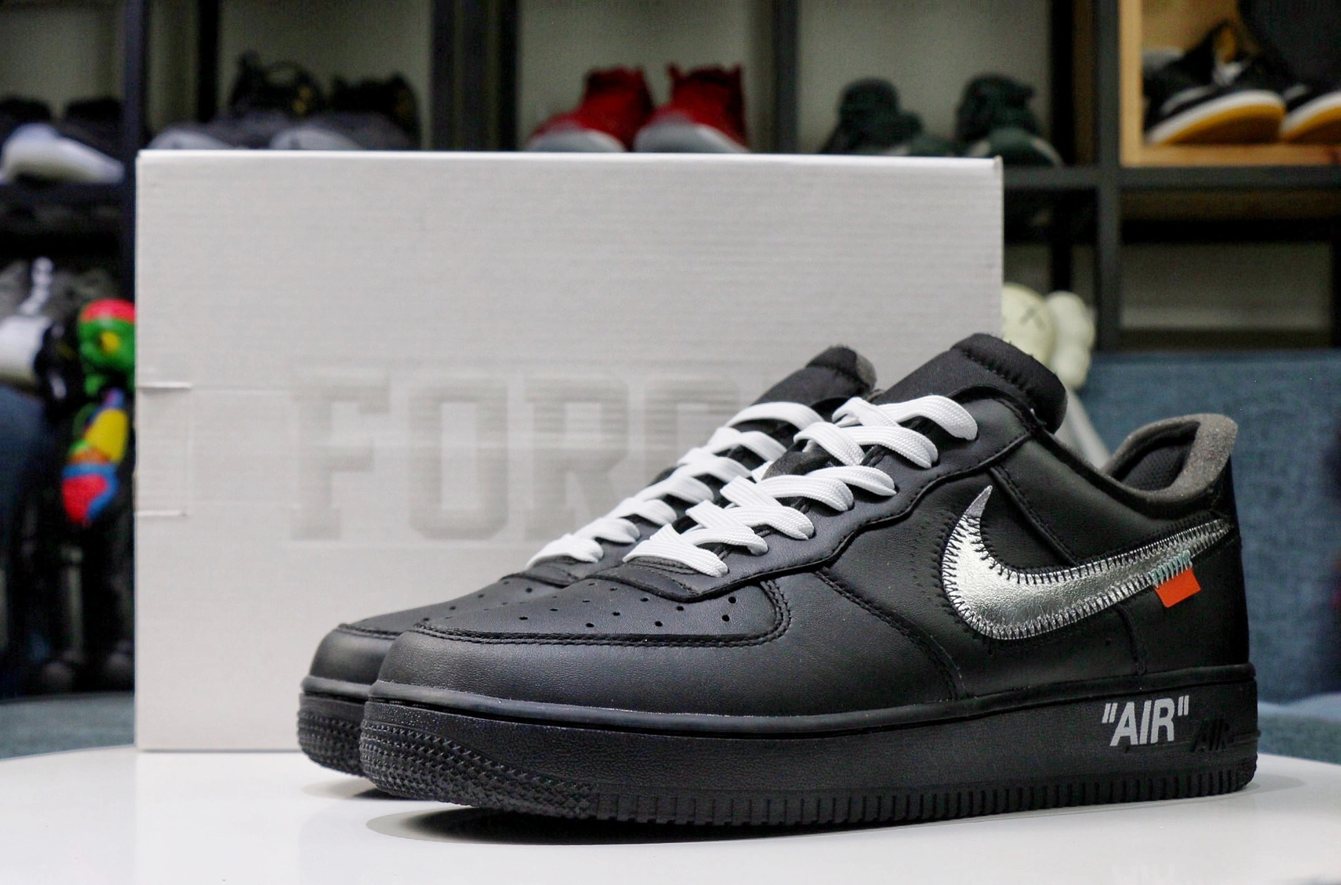 Air Force 1 '07 Virgil X Moma Off White X MOMA BLACK RelaxedFit 801