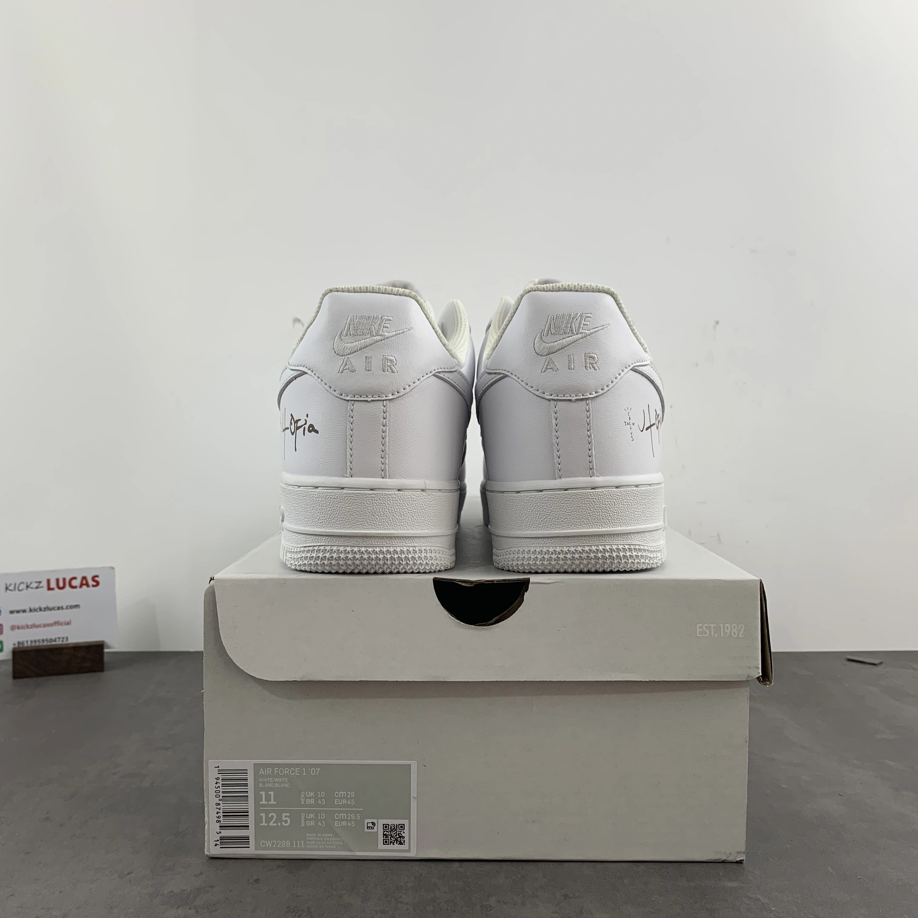 Timeless Air Force 1 Low '07 White (Travis Scott Cactus Jack Utopia Edition) CW2288-111 TSUT-AF 733
